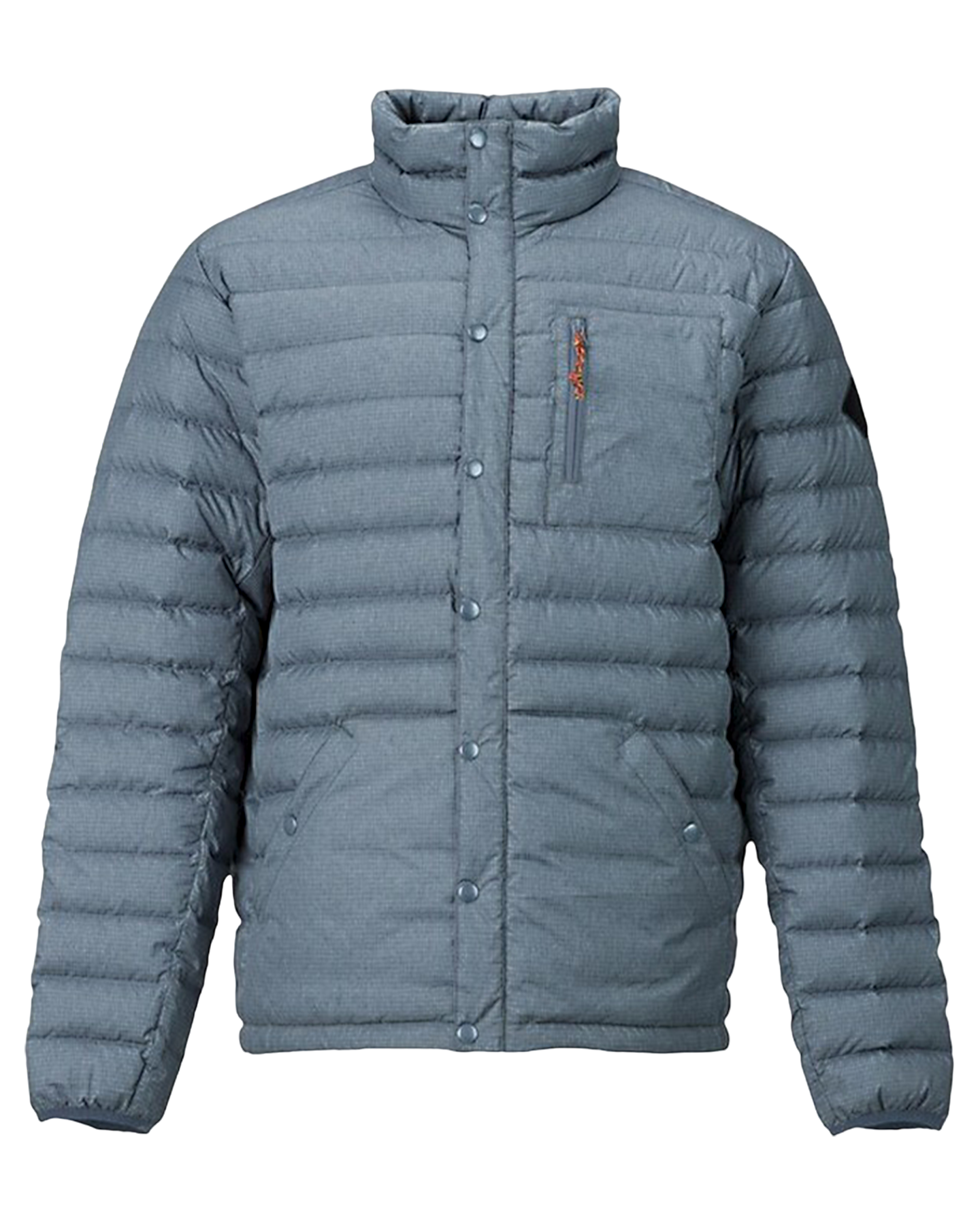 Burton Men's Evergreen Down Insulated Jacket - LA Sky Heather Jackets - Trojan Wake Ski Snow