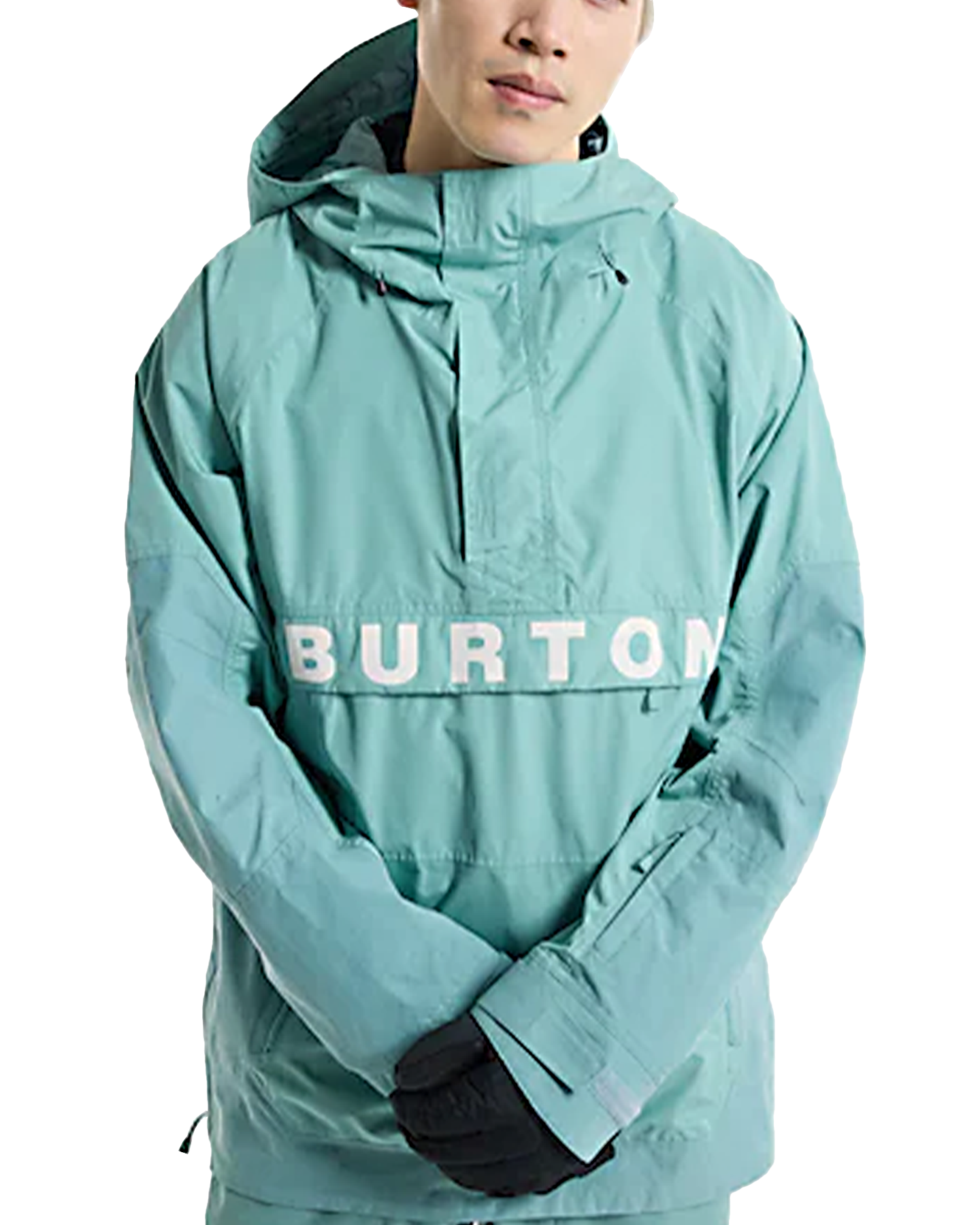 Burton Men's Frostner 2L Anorak Snow Jacket - Rock Lichen Men's Snow Jackets - Trojan Wake Ski Snow