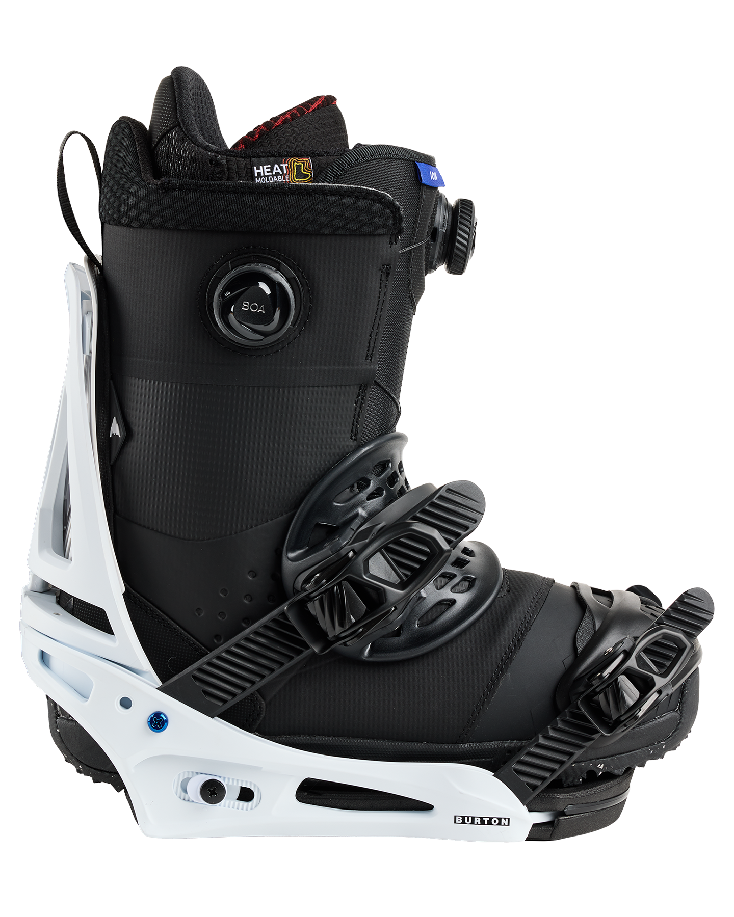 Burton Men's Genesis Re:Flex Snowboard Bindings - White Men's Snowboard Bindings - Trojan Wake Ski Snow