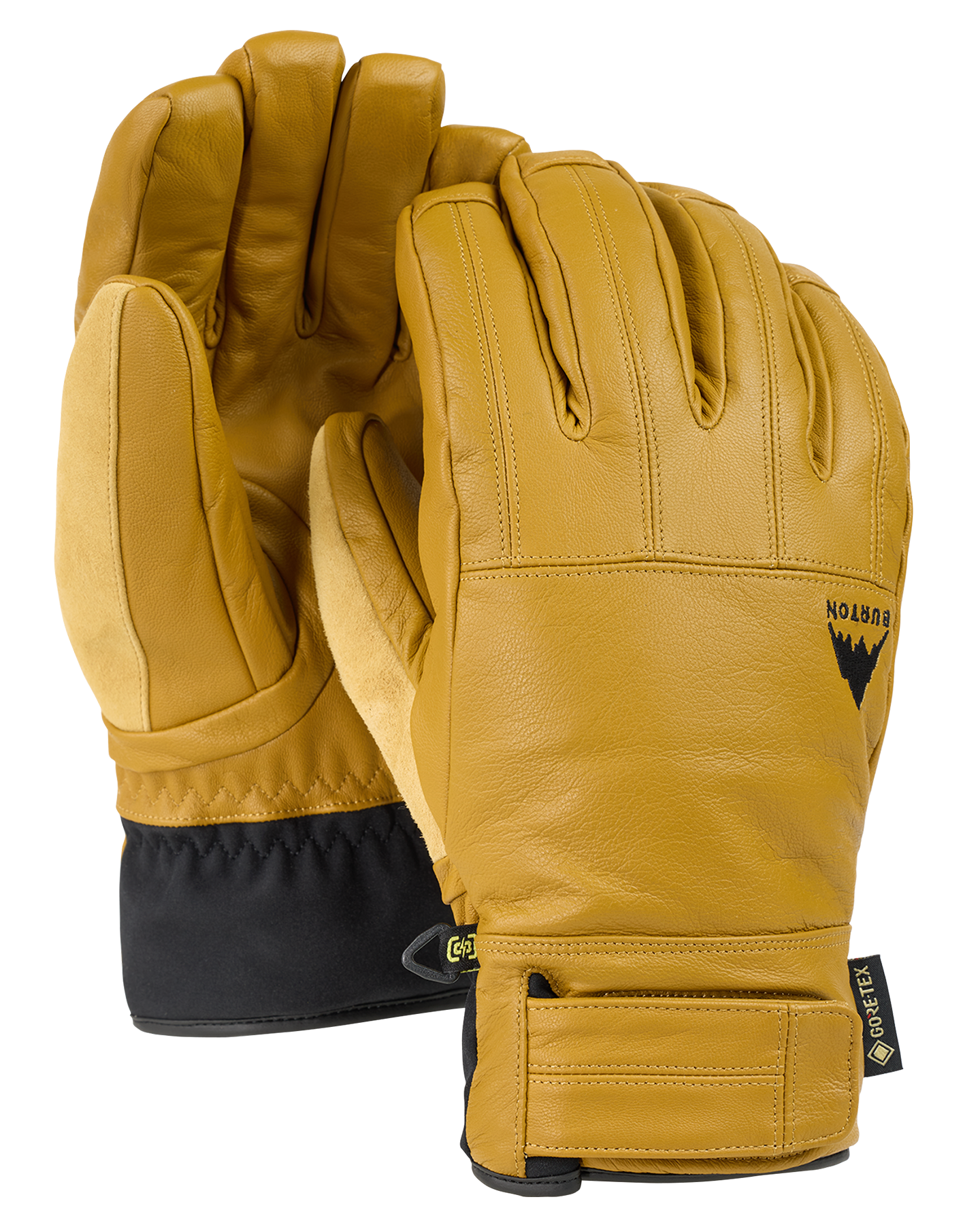 Burton Men's Gondy GORE-TEX® Leather Snow Gloves - Rawhide Men's Snow Gloves - Trojan Wake Ski Snow