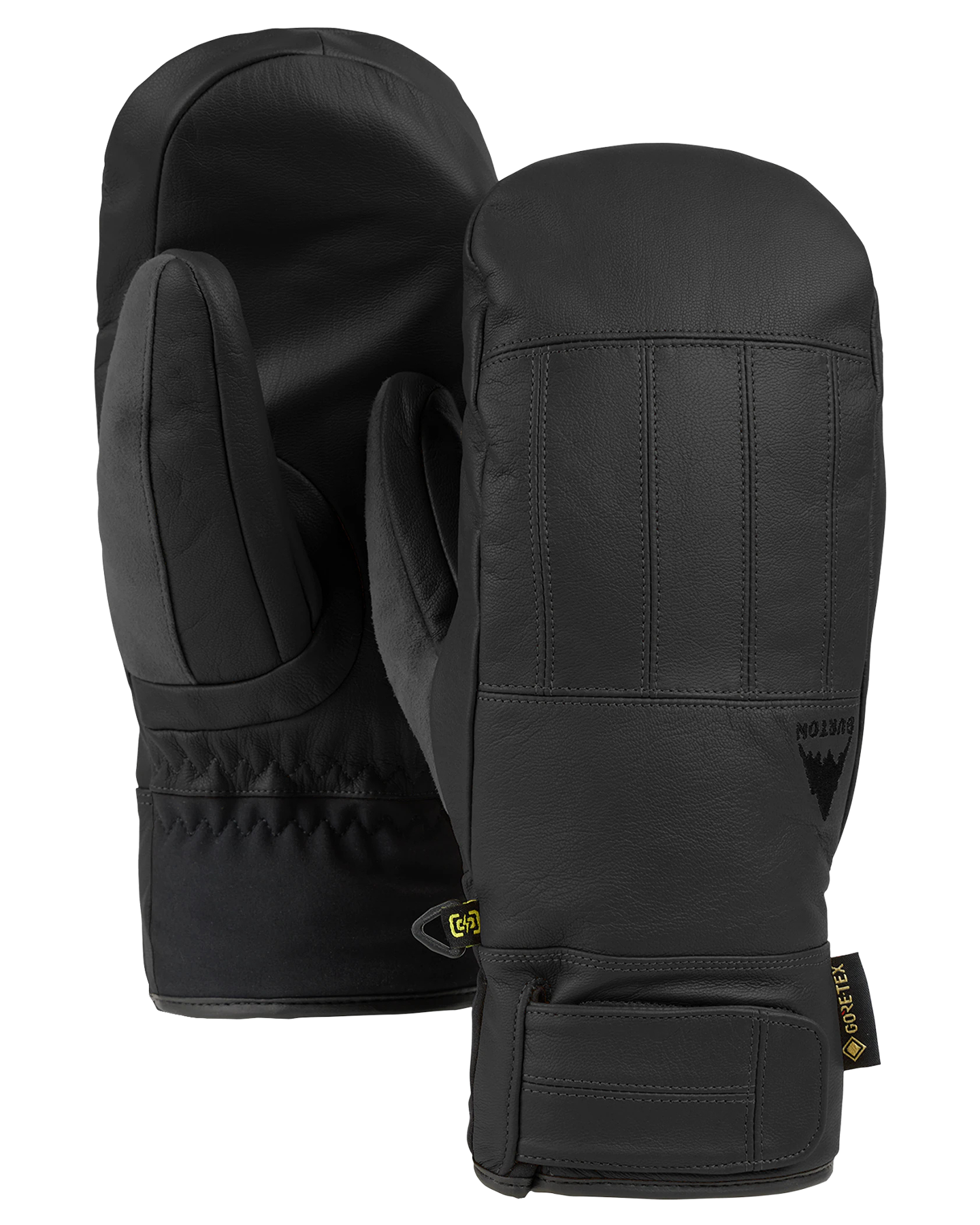 Burton Men's Gondy GORE-TEX® Leather Snow Mittens - True Black Men's Snow Mittens - Trojan Wake Ski Snow