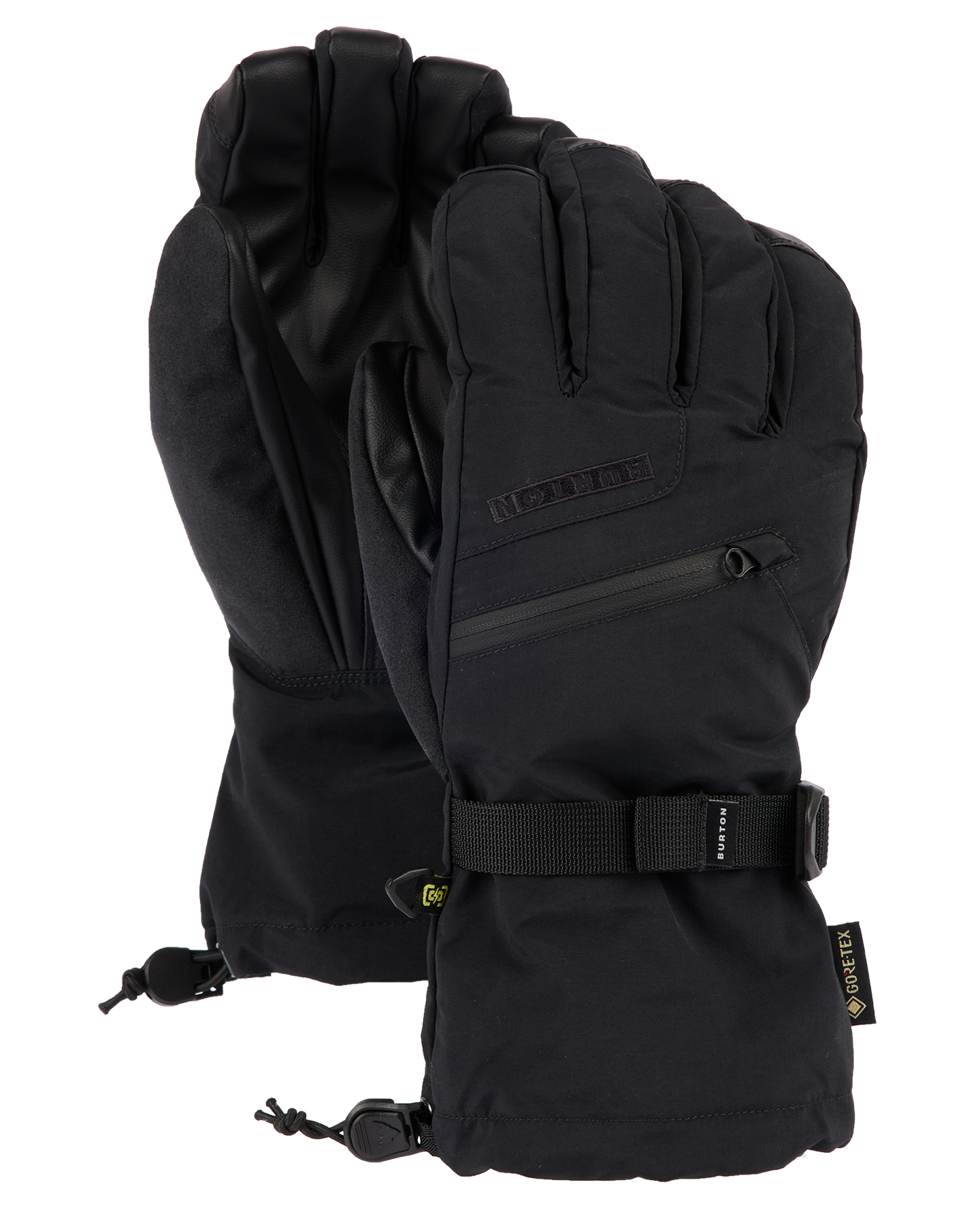 Burton Men's GORE-TEX® Deluxe Snow Gloves - True Black Men's Snow Gloves - Trojan Wake Ski Snow