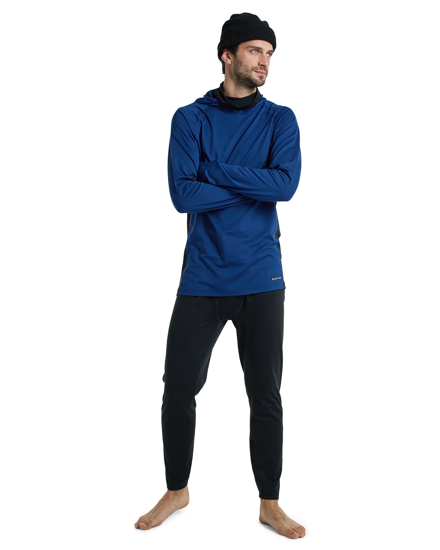 Burton Men's Midweight Base Layer Pants - True Black Men's Thermal Bottoms - Trojan Wake Ski Snow