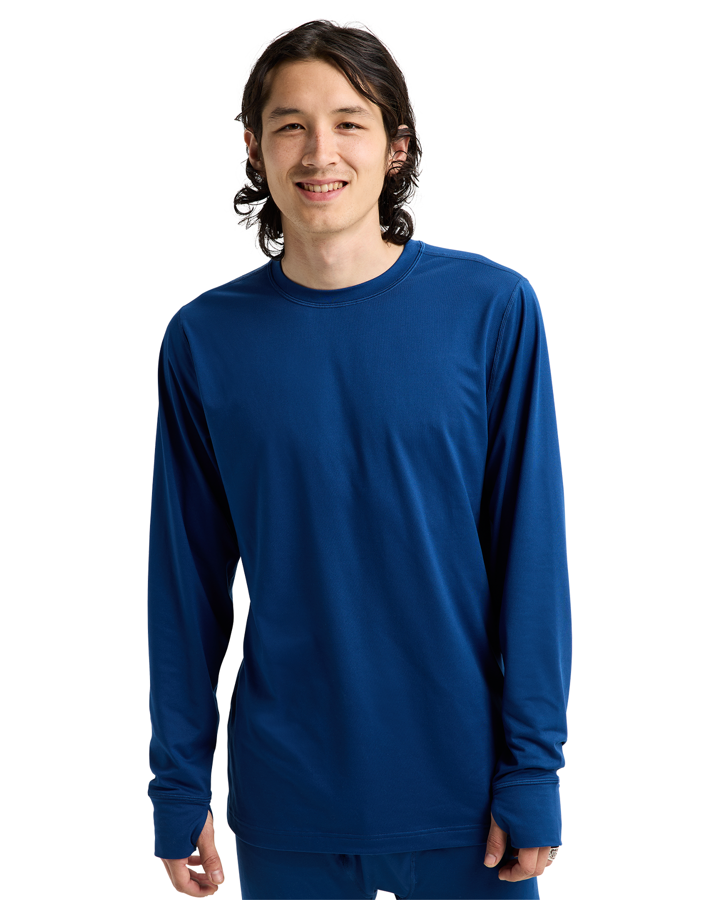 Burton Men's Midweight Base Layer Crewneck - Nightfall Men's Thermal Tops - Trojan Wake Ski Snow
