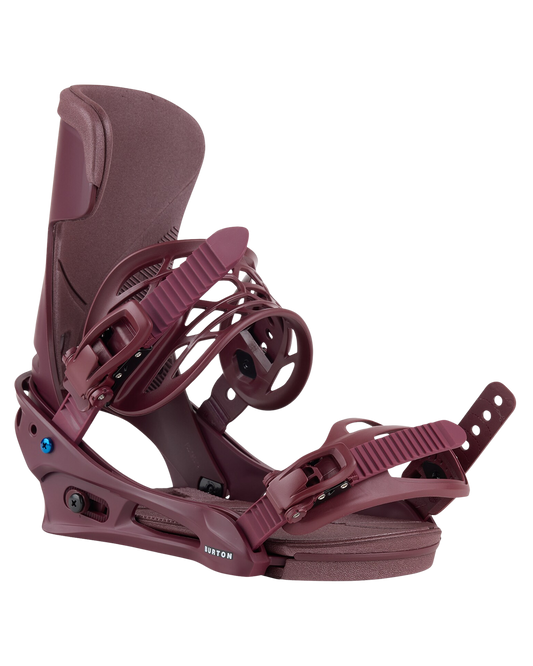 Burton Men's Mission Re:Flex Snowboard Bindings - Almandine (M) Men's Snowboard Bindings - Trojan Wake Ski Snow