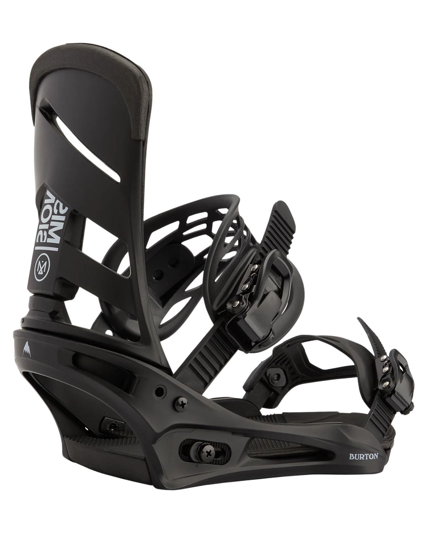 Burton Men's Mission Re:Flex Snowboard Bindings - Black Men's Snowboard Bindings - Trojan Wake Ski Snow