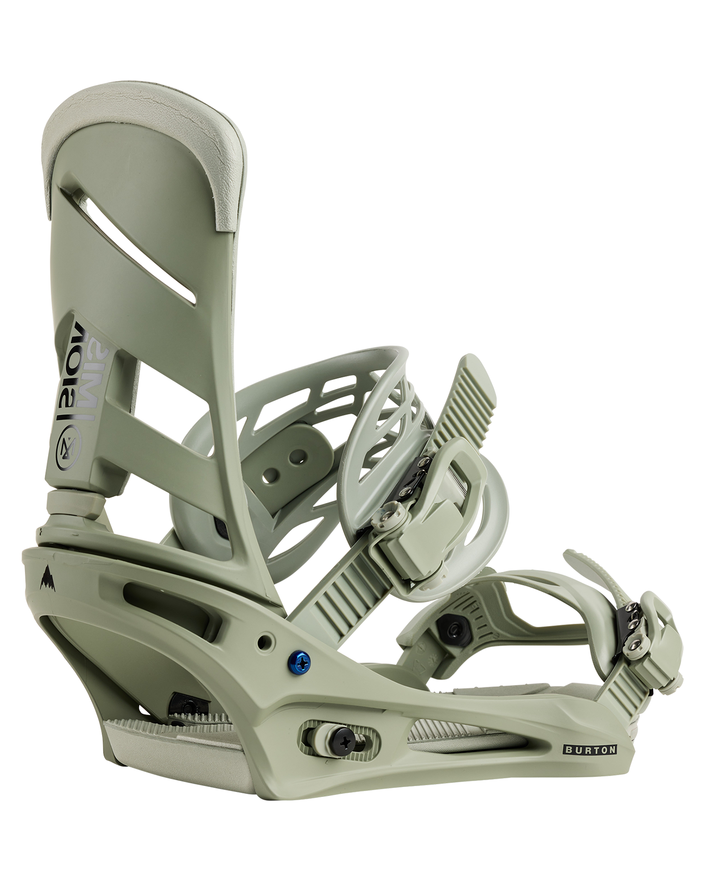 Burton Men's Mission Re:Flex Snowboard Bindings - Talc Green Men's Snowboard Bindings - Trojan Wake Ski Snow