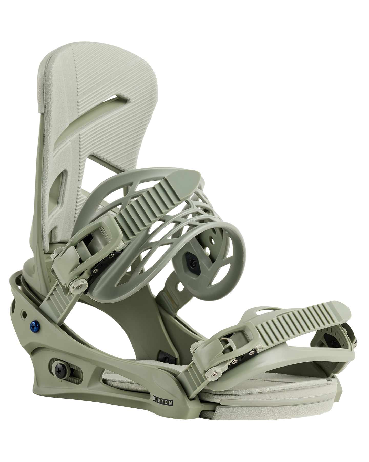 Burton Men's Mission Re:Flex Snowboard Bindings - Talc Green Men's Snowboard Bindings - Trojan Wake Ski Snow