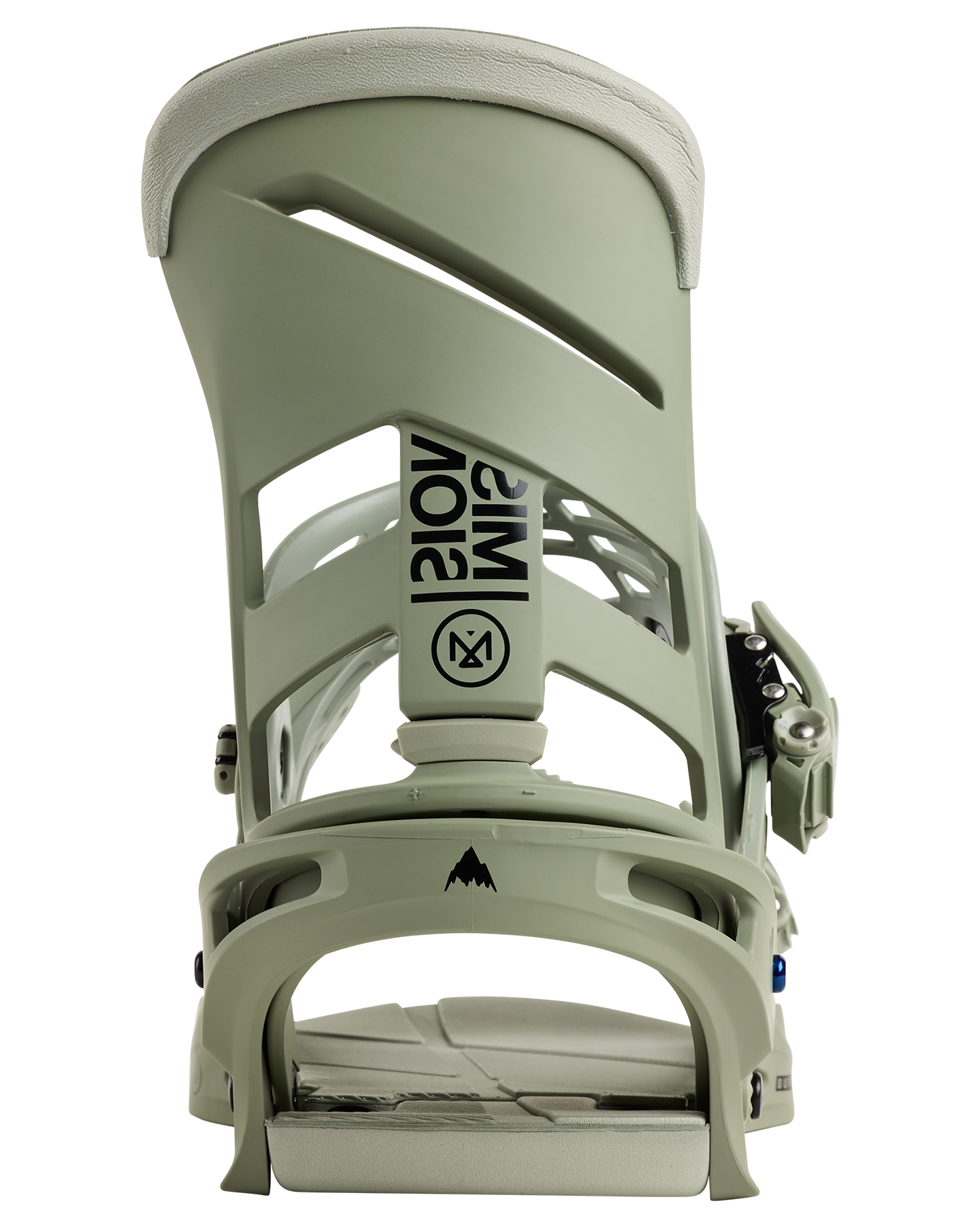 Burton Men's Mission Re:Flex Snowboard Bindings - Talc Green Men's Snowboard Bindings - Trojan Wake Ski Snow