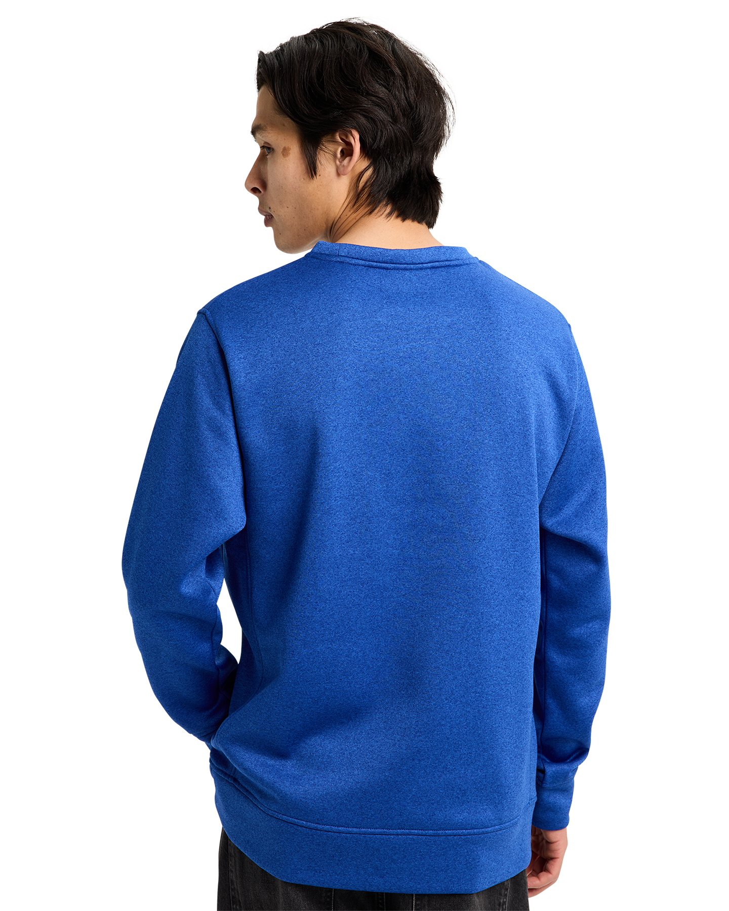 Burton Men's Oak Pullover Crewneck - Jake Blue Heather Men's Crewnecks - Trojan Wake Ski Snow