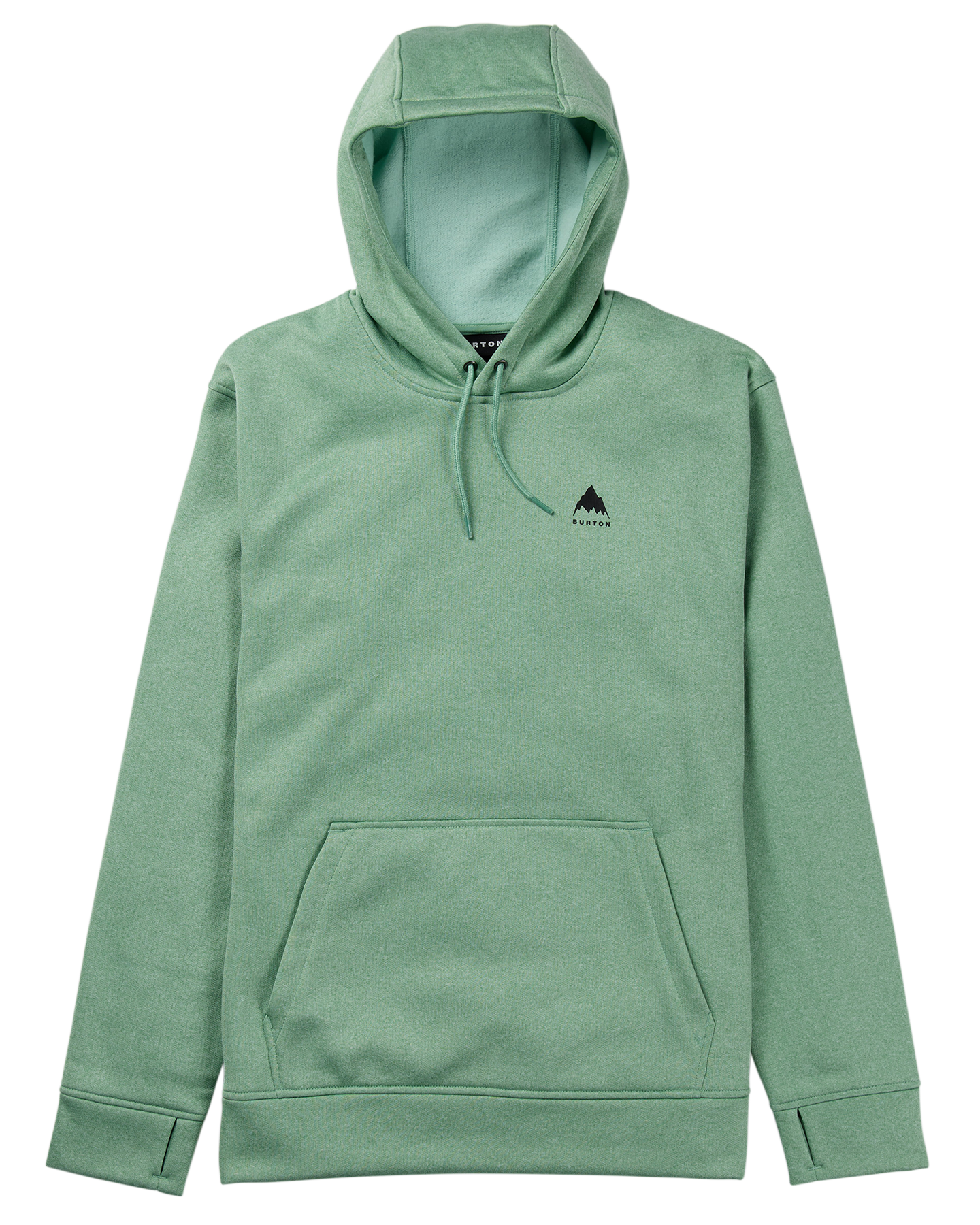 Burton Men's Oak Pullover Hoodie - Soft Sage Heather Men's Hoodies - Trojan Wake Ski Snow