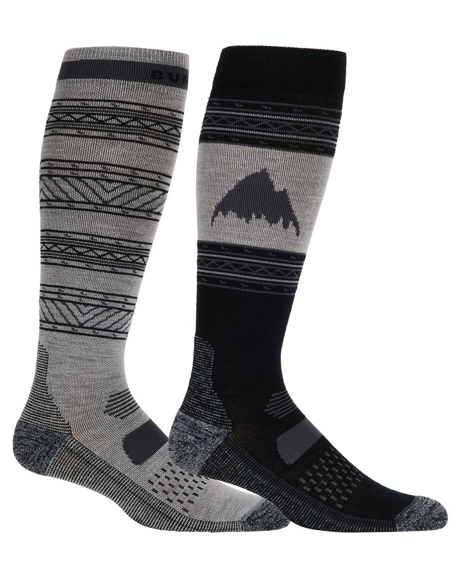 Burton Men's Performance Lightweight Socks (2-Pack) - True Black