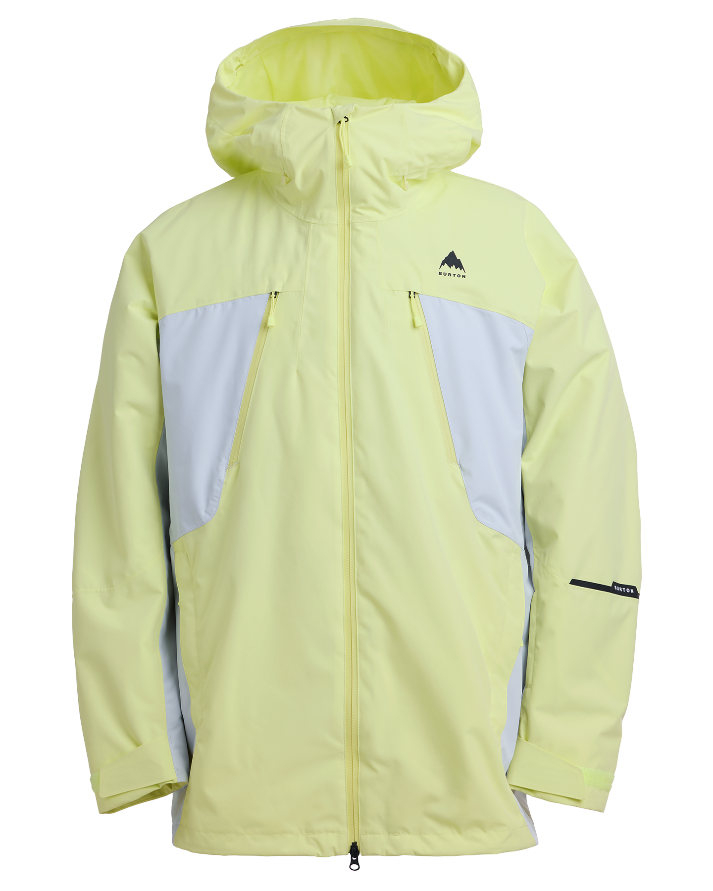 Burton Men's Reserve 2L 3-In-1 Snow Jacket - Glow Yellow Green/Gray Cloud Men's Snow Jackets - Trojan Wake Ski Snow