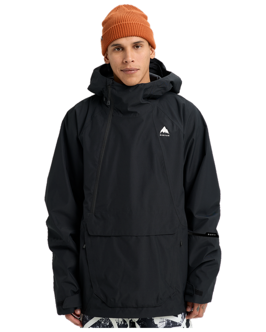 Burton Men's Reserve 2L Relaxed Anorak Snow Jacket - True Black