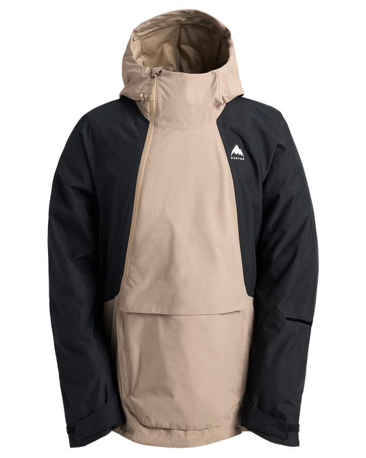 Burton Men's Reserve 2L Relaxed Snow Anorak - Summit Taupe/True Black