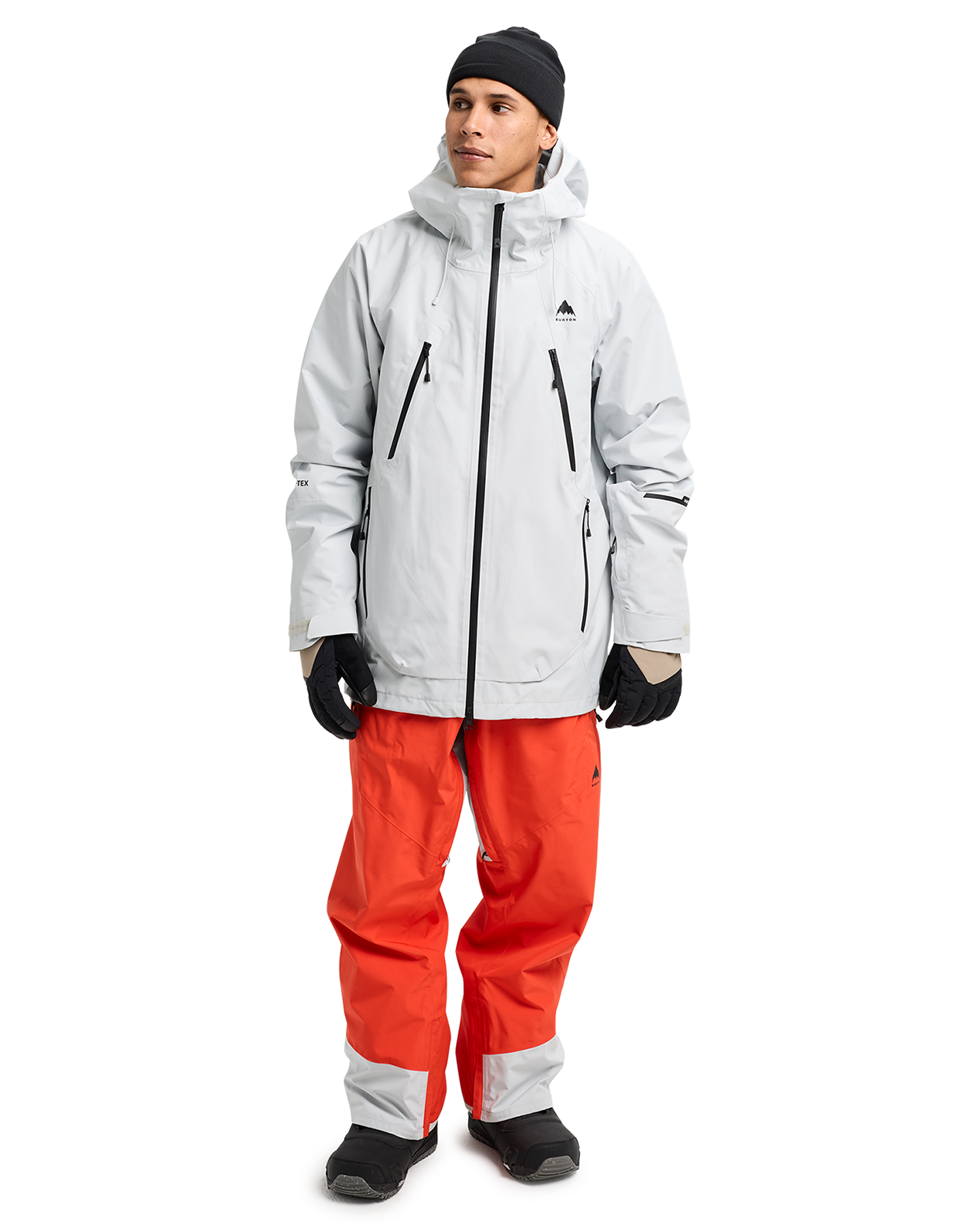 Burton Men's Reserve GORE-TEX® 2L Insulated Snow Jacket - Gray Cloud Men's Snow Jackets - Trojan Wake Ski Snow