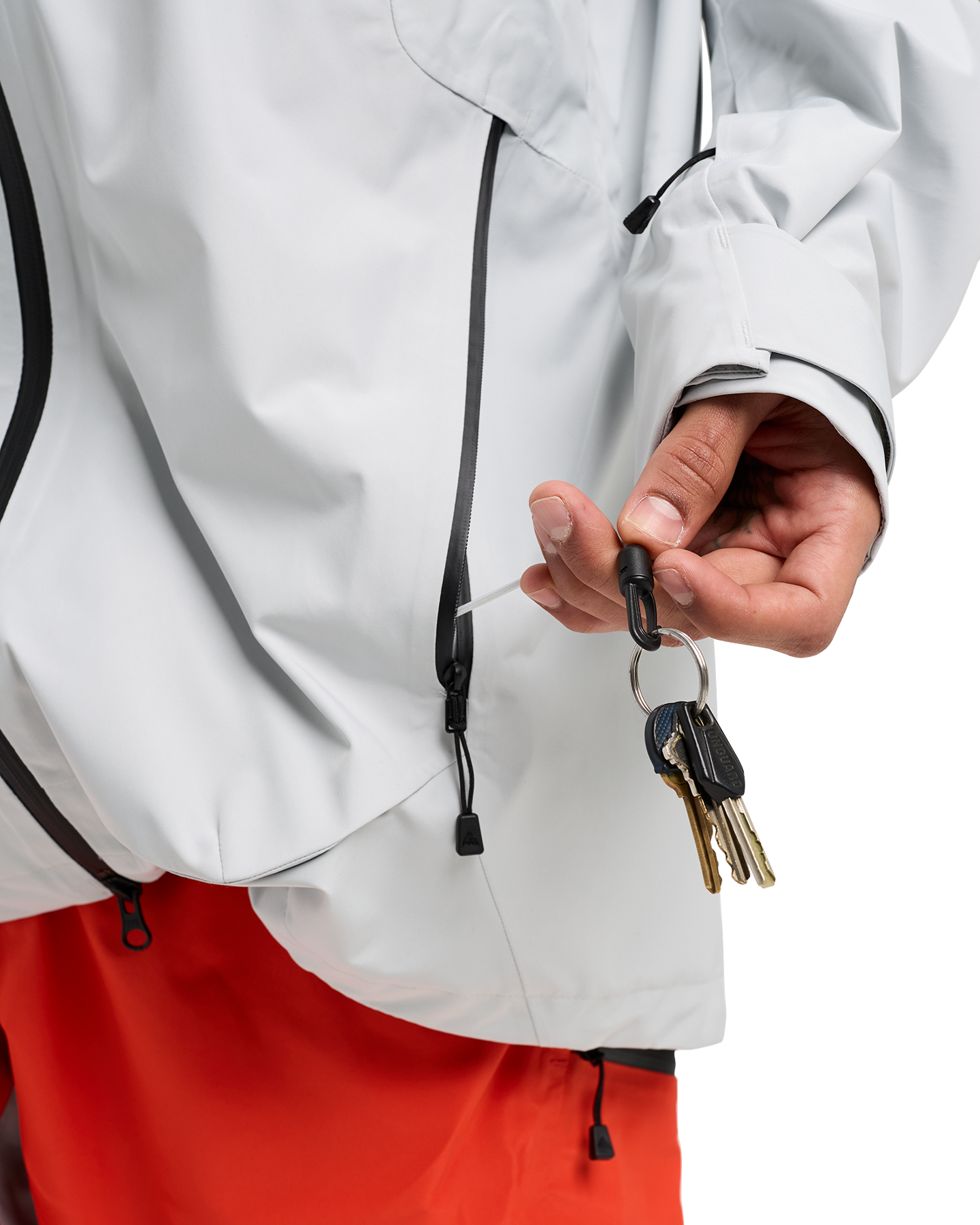 Burton Men's Reserve GORE-TEX® 2L Insulated Snow Jacket - Gray Cloud Men's Snow Jackets - Trojan Wake Ski Snow