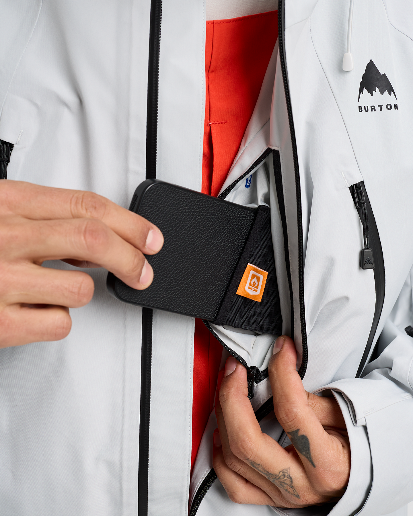 Burton Men's Reserve GORE-TEX® 2L Insulated Snow Jacket - Gray Cloud Men's Snow Jackets - Trojan Wake Ski Snow