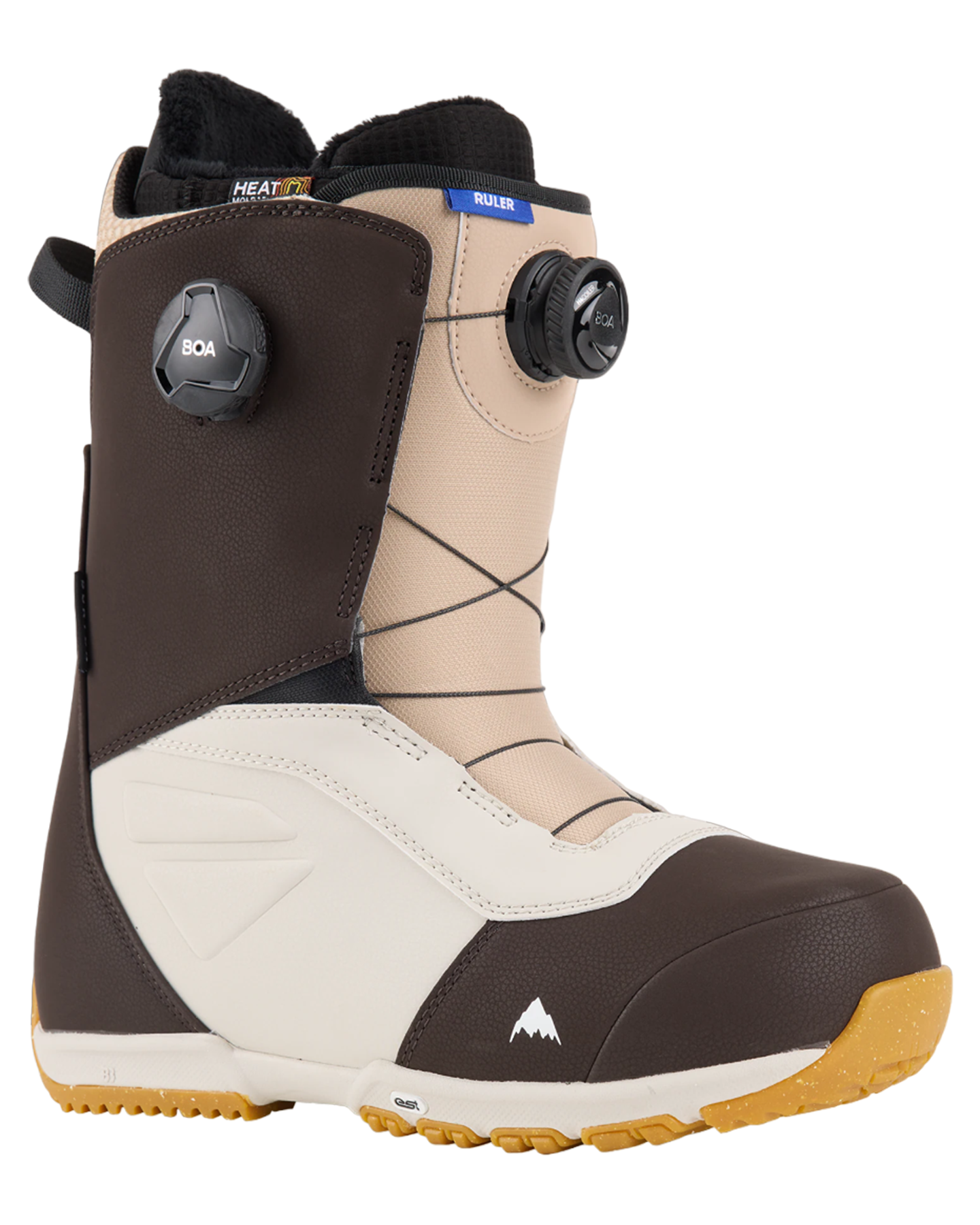 Burton Men's Ruler Boa® Snowboard Boots - Brown / Sand - 2024 Snowboard Boots - Mens - Trojan Wake Ski Snow