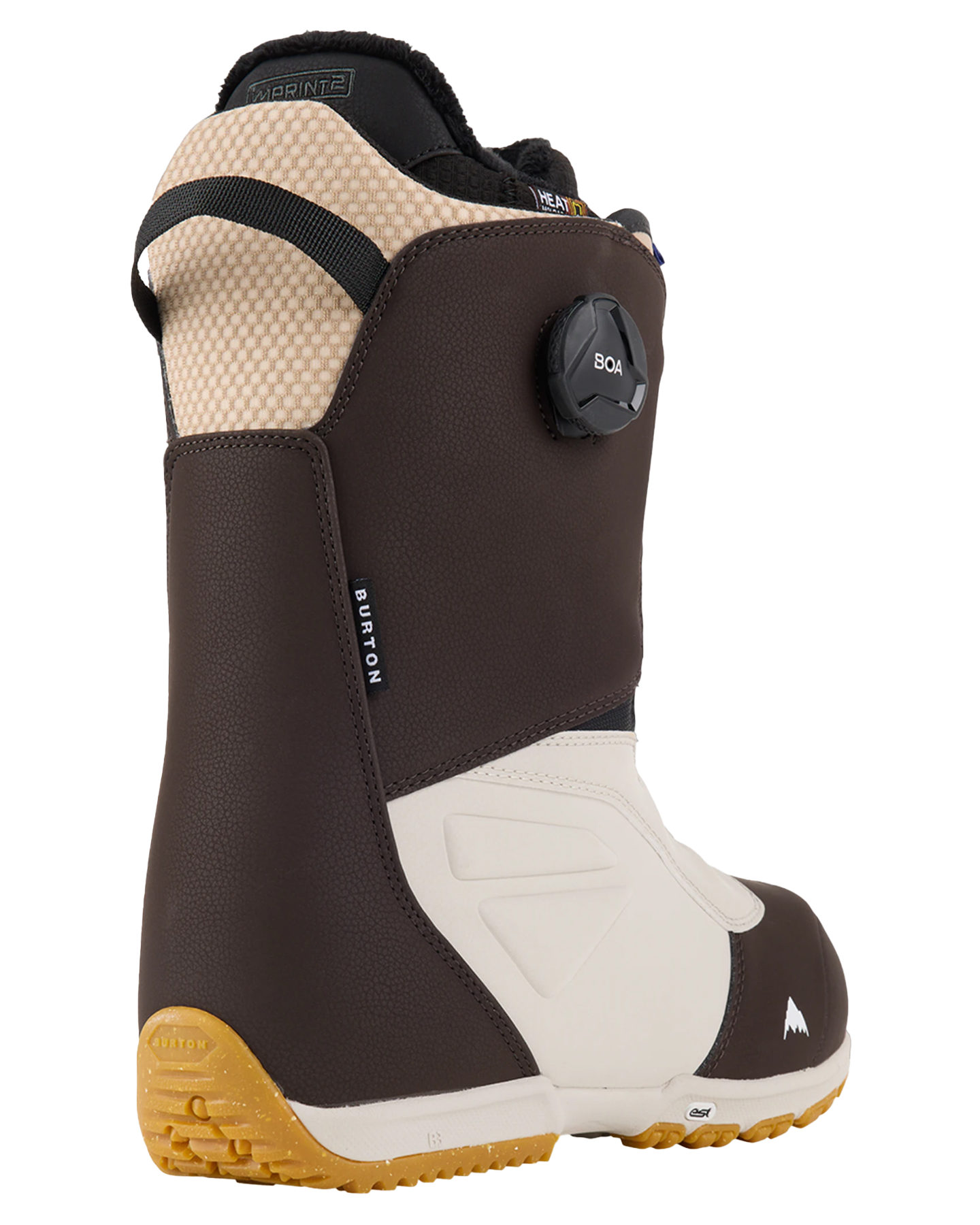 Burton Men's Ruler Boa® Snowboard Boots - Brown / Sand - 2024 Snowboard Boots - Mens - Trojan Wake Ski Snow
