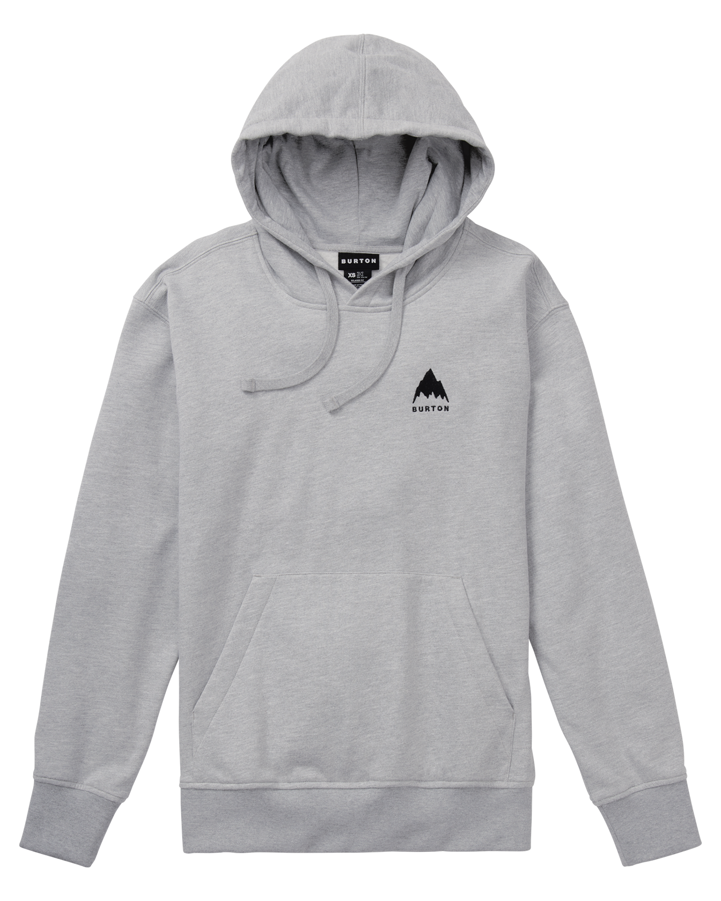 Burton Mountain Pullover Hoodie - Gray Heather Unisex Hoodies - Trojan Wake Ski Snow
