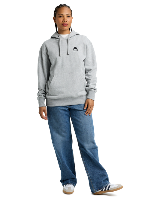 Burton Mountain Pullover Hoodie - Gray Heather Unisex Hoodies - Trojan Wake Ski Snow