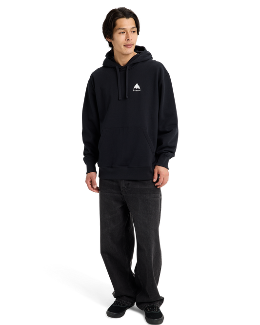 Burton Mountain Pullover Hoodie - True Black Unisex Hoodies - Trojan Wake Ski Snow