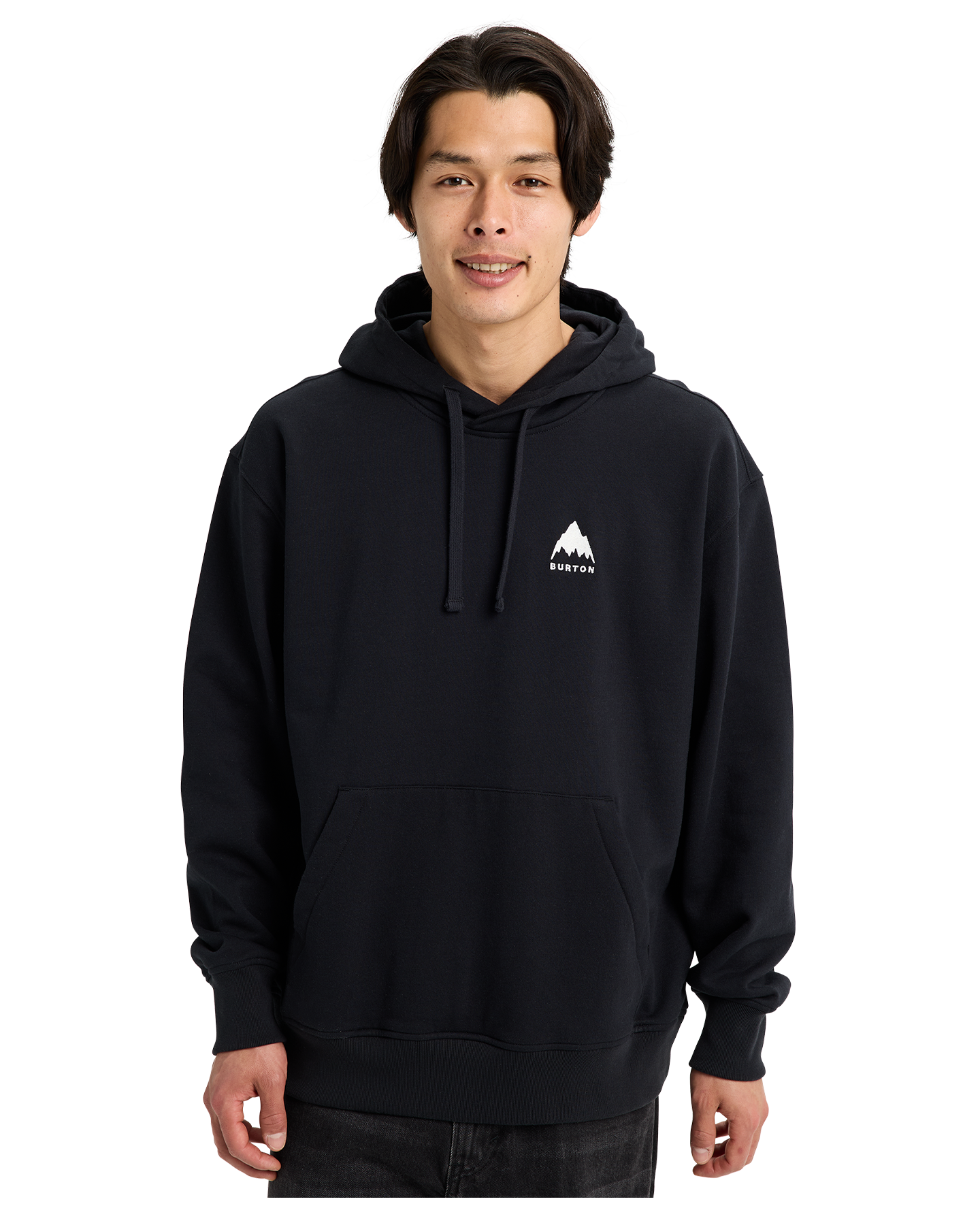 Burton Mountain Pullover Hoodie - True Black Unisex Hoodies - Trojan Wake Ski Snow