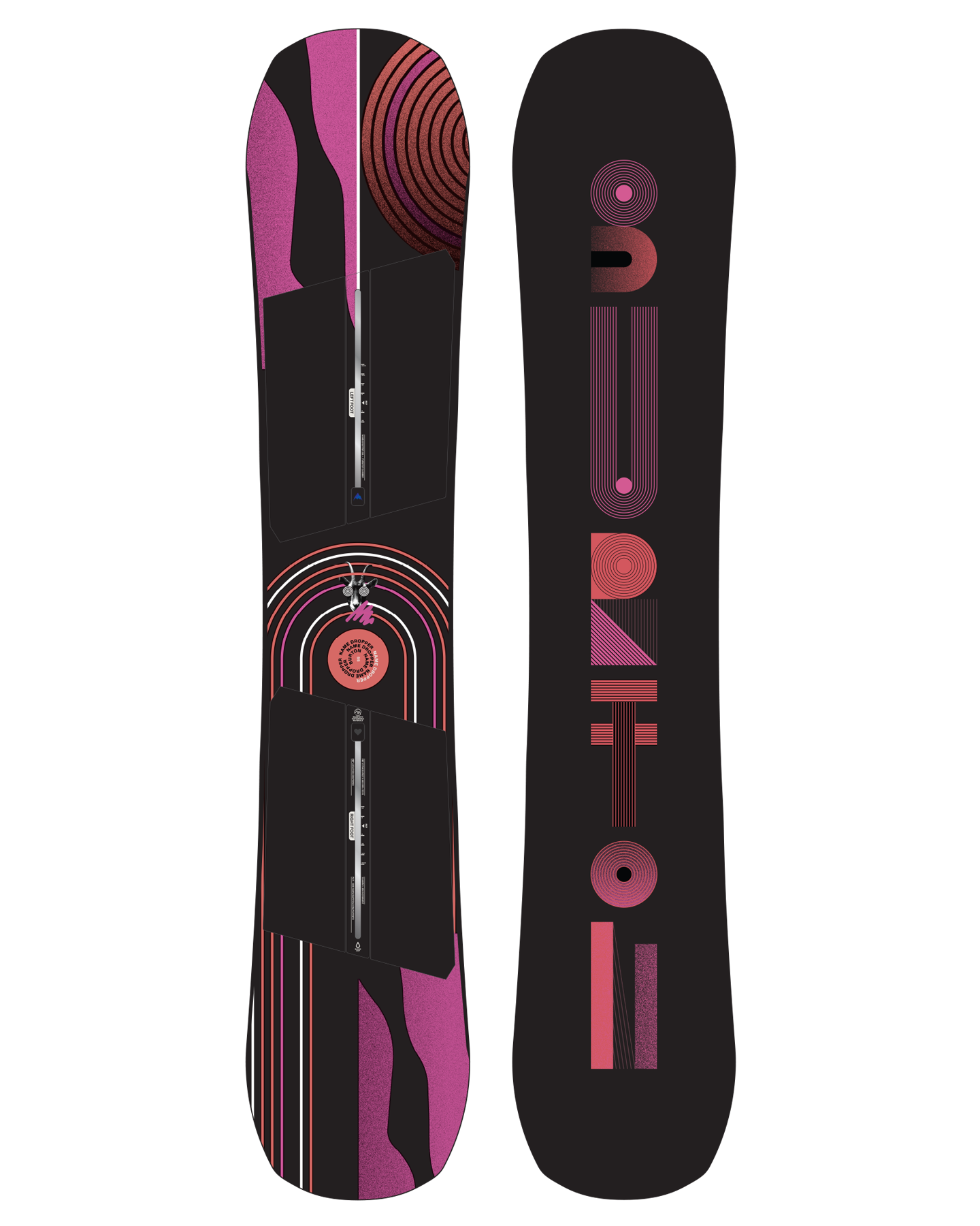 Burton Name Dropper Snowboard - 2024 Men's Snowboards - Trojan Wake Ski Snow