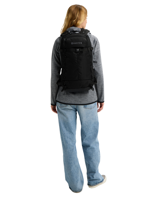 Burton Sidehill Backpack 18L - True Black Unisex Backpacks - Trojan Wake Ski Snow