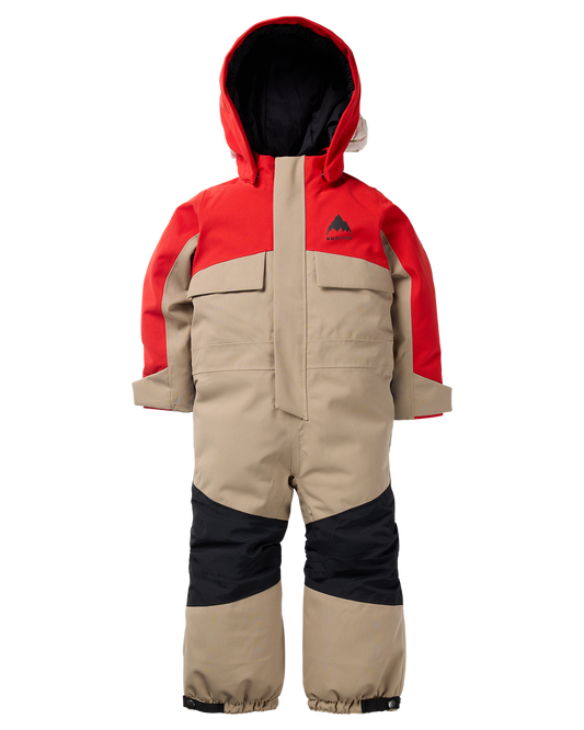 Burton Toddlers' 2L One Piece - Flame Scarlet/Summit Taupe Toddlers' Snow Onesies - Trojan Wake Ski Snow