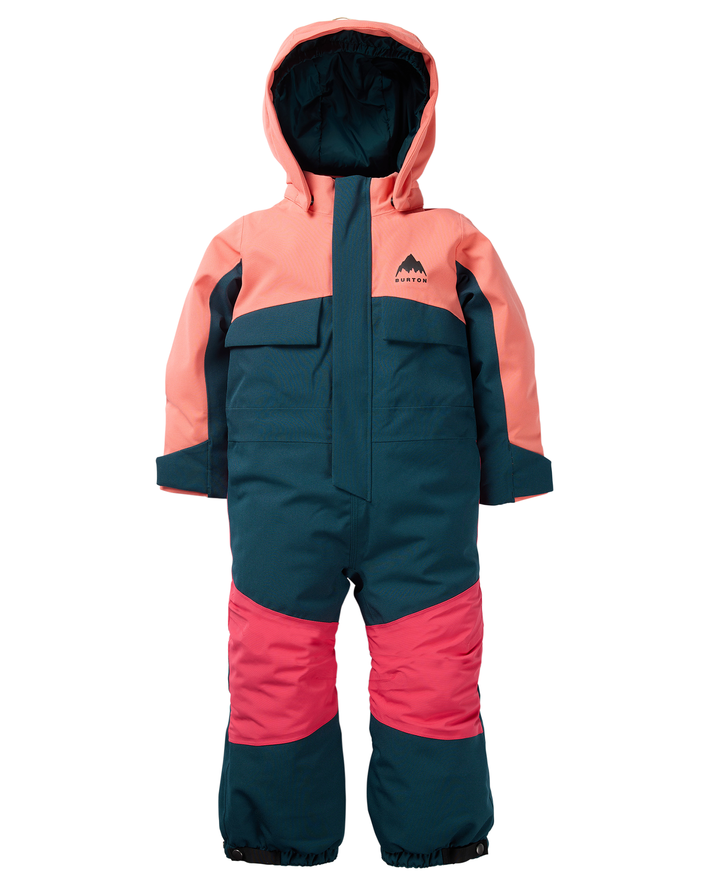 Burton Toddlers' 2L One Piece - Peach Echo/Deep Emerald Toddlers' Snow Onesies - Trojan Wake Ski Snow