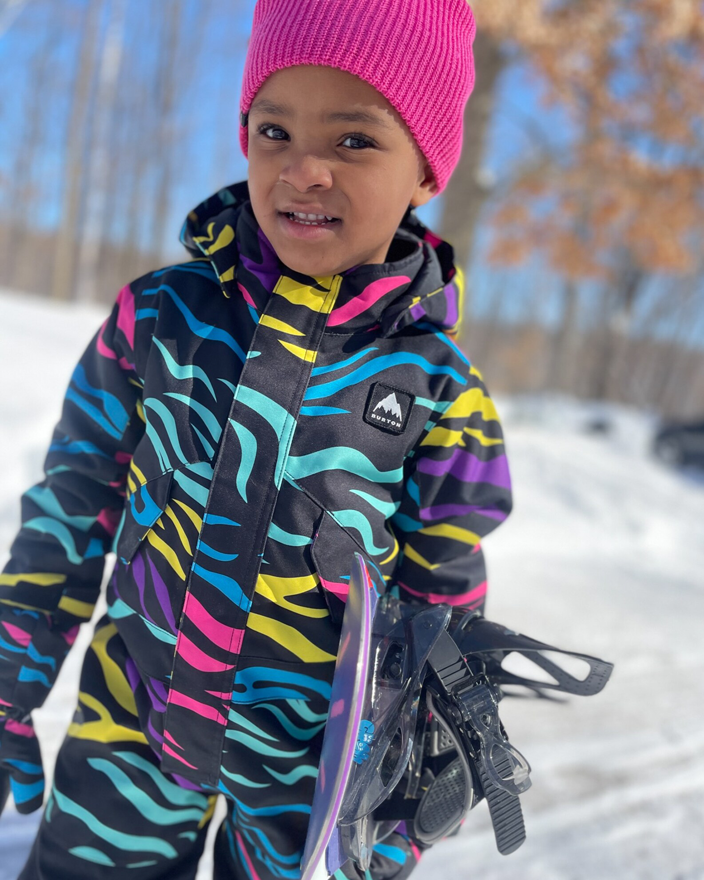 Burton Toddlers' 2L Snow One Piece - Safari (18M) Toddlers' Snow Onesies - Trojan Wake Ski Snow