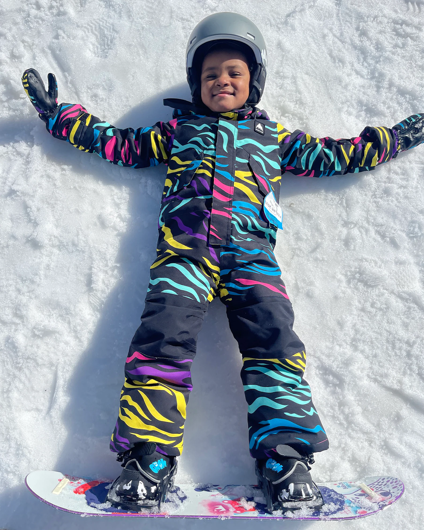 Burton Toddlers' 2L Snow One Piece - Safari (18M) Toddlers' Snow Onesies - Trojan Wake Ski Snow