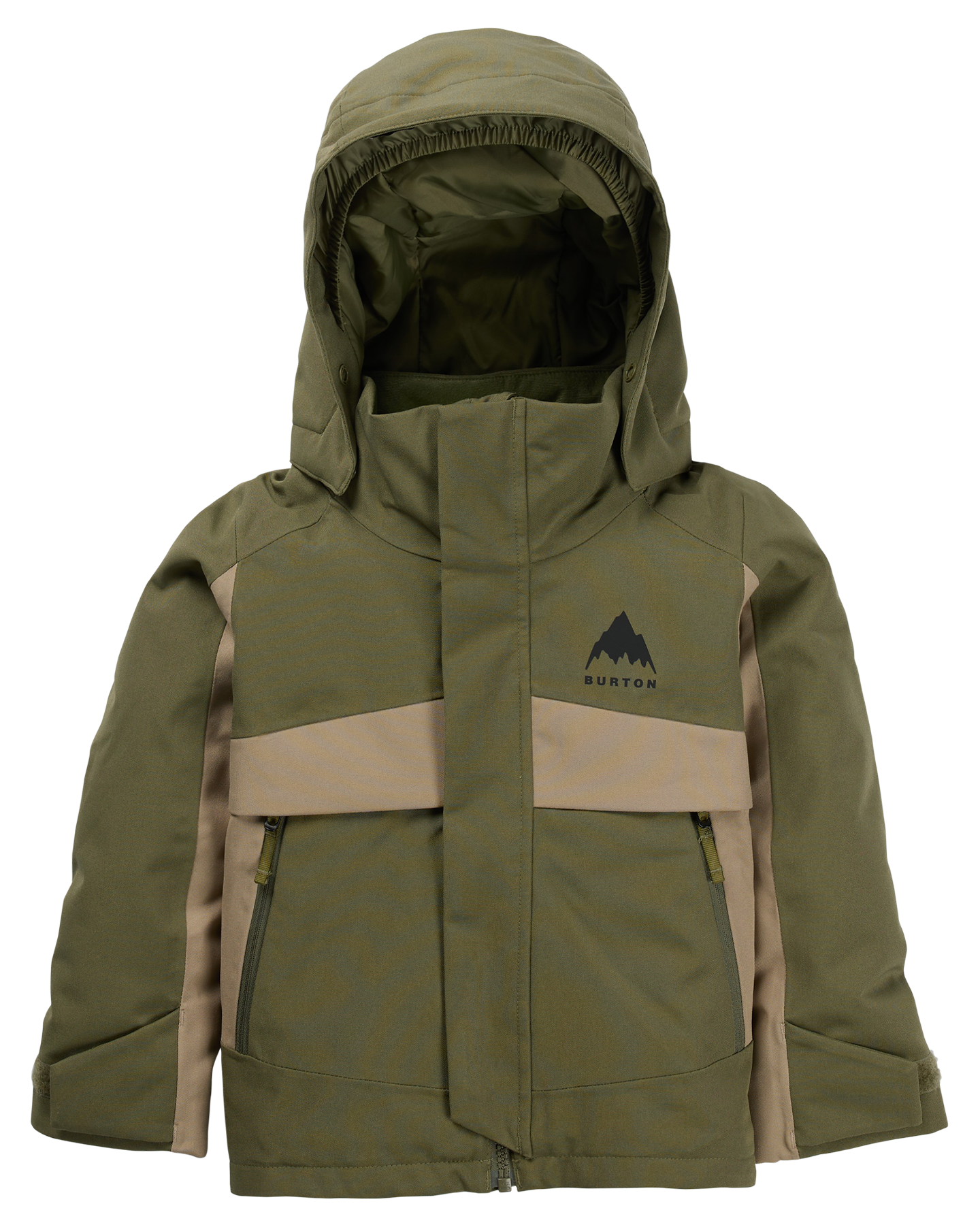 Burton Toddlers' Ascutney 2L Jacket - Forest Moss/Summit Taupe Toddlers' Snow Jackets - Trojan Wake Ski Snow