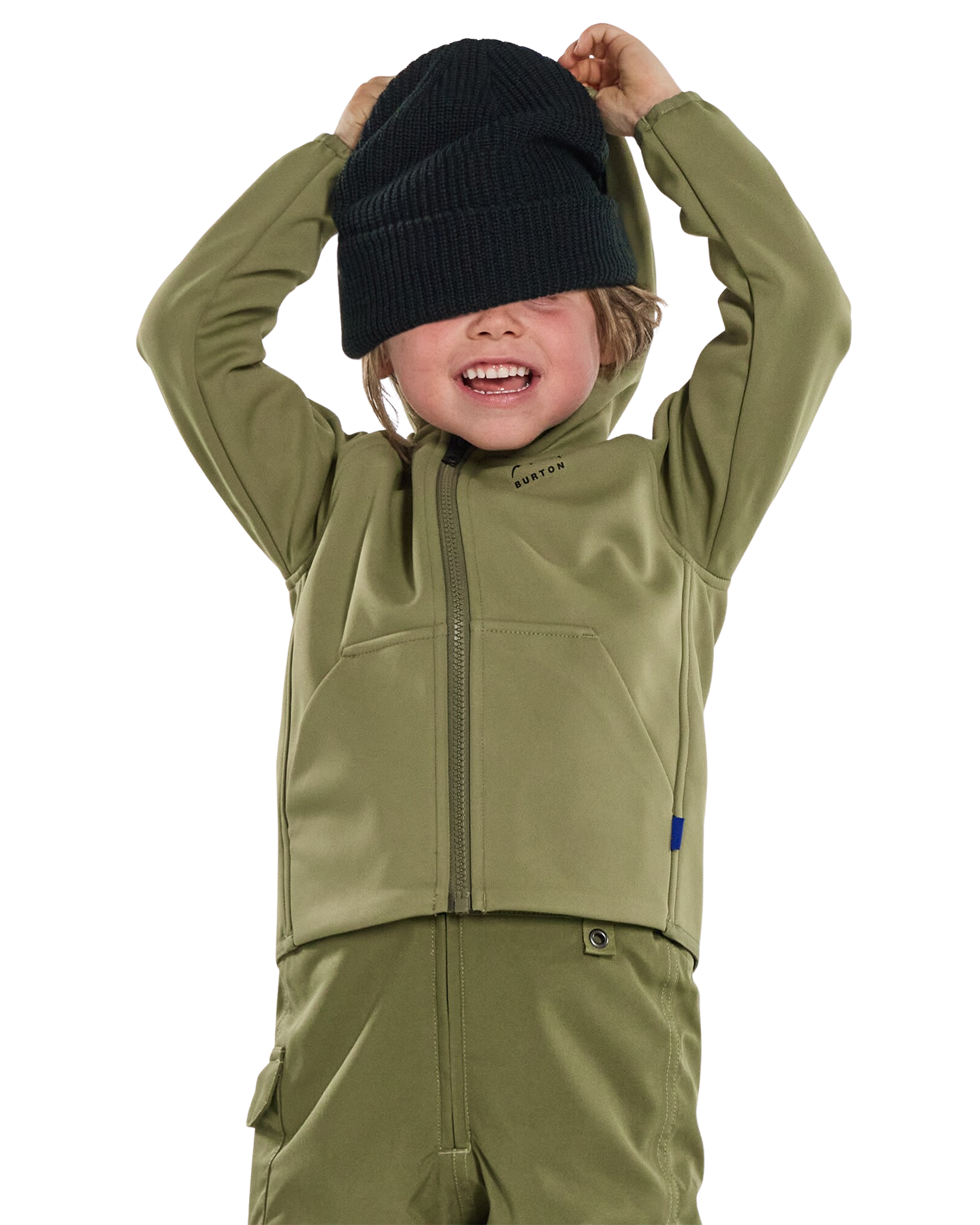 Burton Toddlers' Crown Weatherproof Full-Zip Fleece - Martini Olive Kids' Hoodies - Trojan Wake Ski Snow