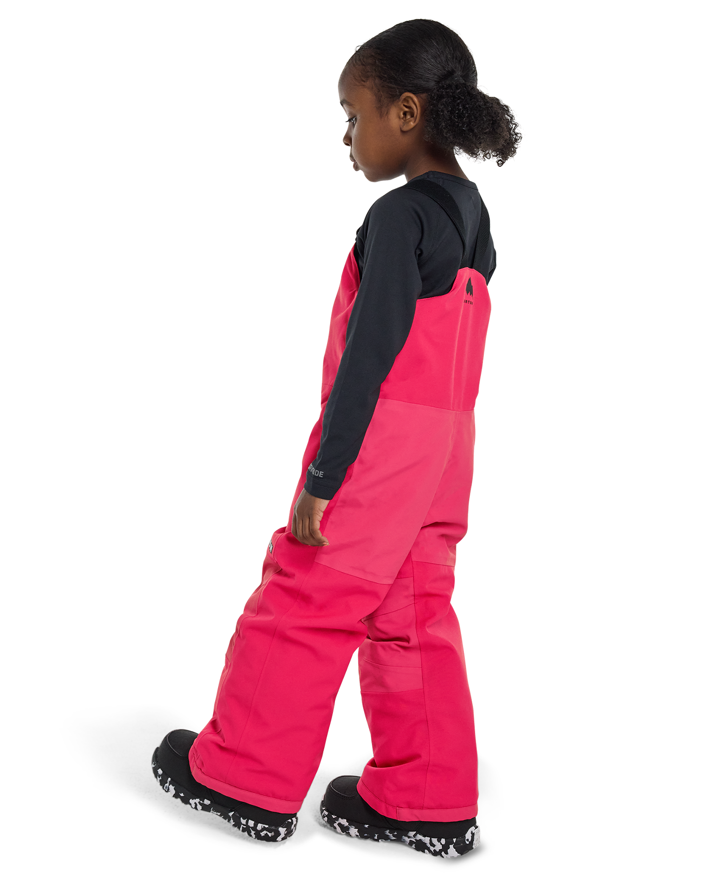 Burton Toddlers' Maven 2L Bib Pants - Azalea Pink Toddlers' Snow Bibs - Trojan Wake Ski Snow