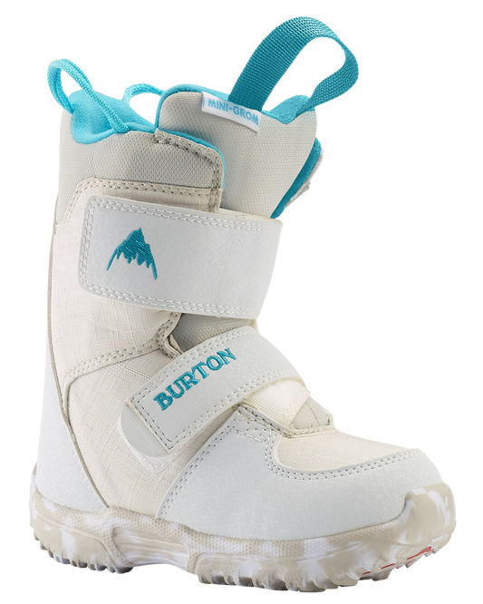 Burton Toddlers' Mini Grom Snowboard Boots - White Kids' Snowboard Boots - Trojan Wake Ski Snow