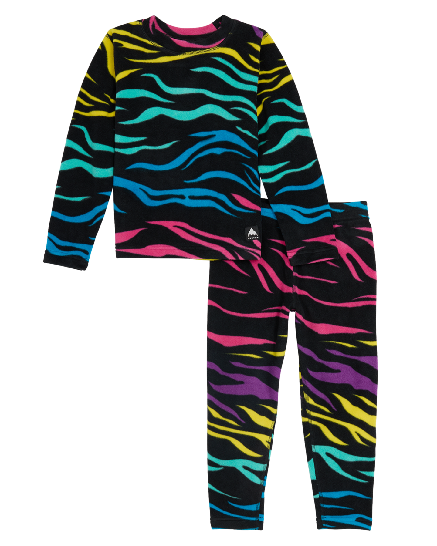 Burton Toddlers' Fleece Base Layer Set - Safari Kids' Thermal Sets - Trojan Wake Ski Snow