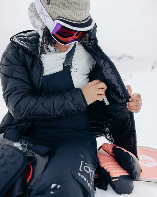 Burton Women's [ak]® Baker Hooded Down Jacket - True Black Jackets - Trojan Wake Ski Snow