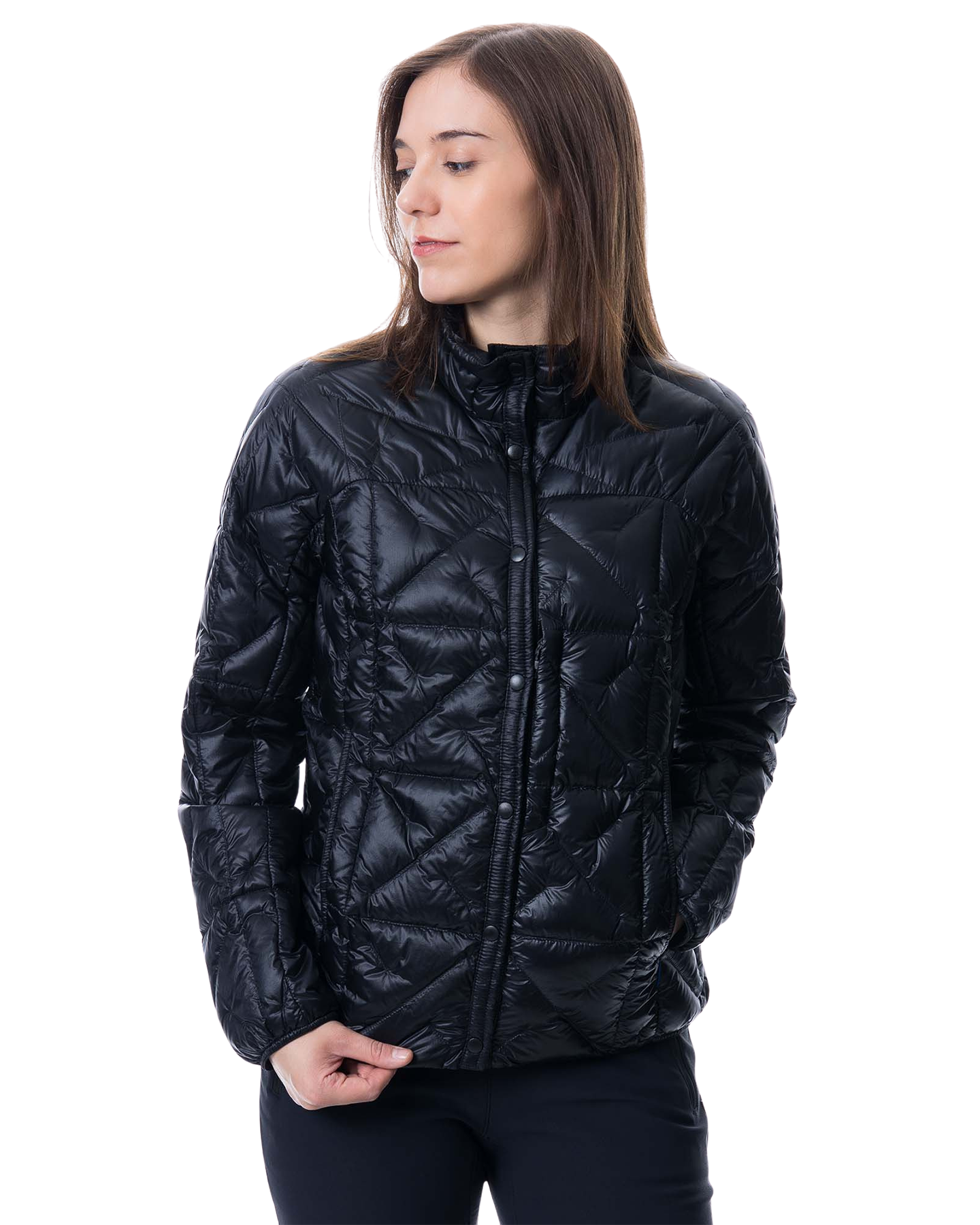 Burton Women's [ak]® Baker Ultralight Down Jacket - True Black Women's Jackets - Trojan Wake Ski Snow