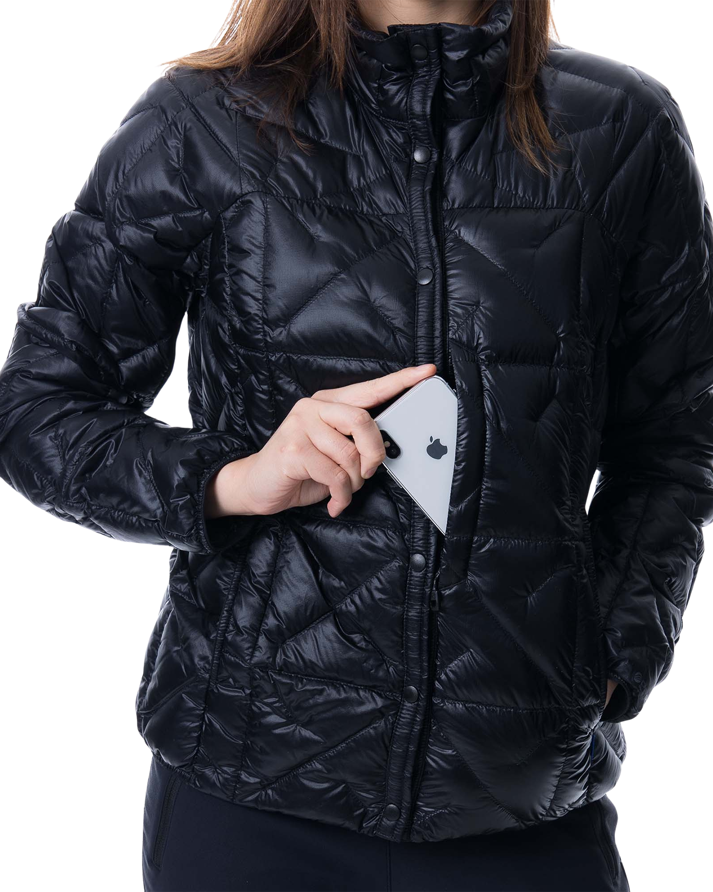 Burton Women's [ak]® Baker Ultralight Down Jacket - True Black Women's Jackets - Trojan Wake Ski Snow