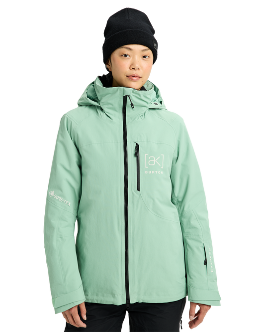 Burton Women's [ak]® Embark Gore-Tex® 2L Snow Jacket - Soft Sage Women's Snow Jackets - Trojan Wake Ski Snow
