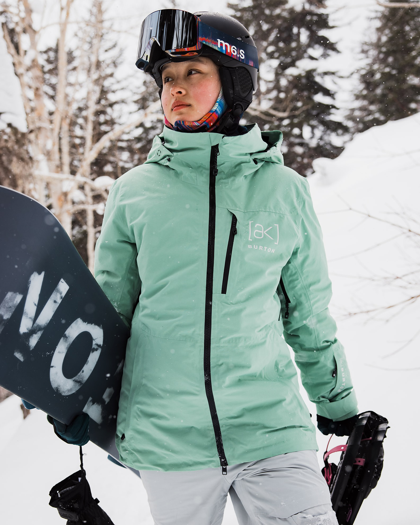 Burton Women's [ak]® Flare 2L GORE-TEX® Down Snow Jacket - Soft Sage Women's Snow Jackets - Trojan Wake Ski Snow
