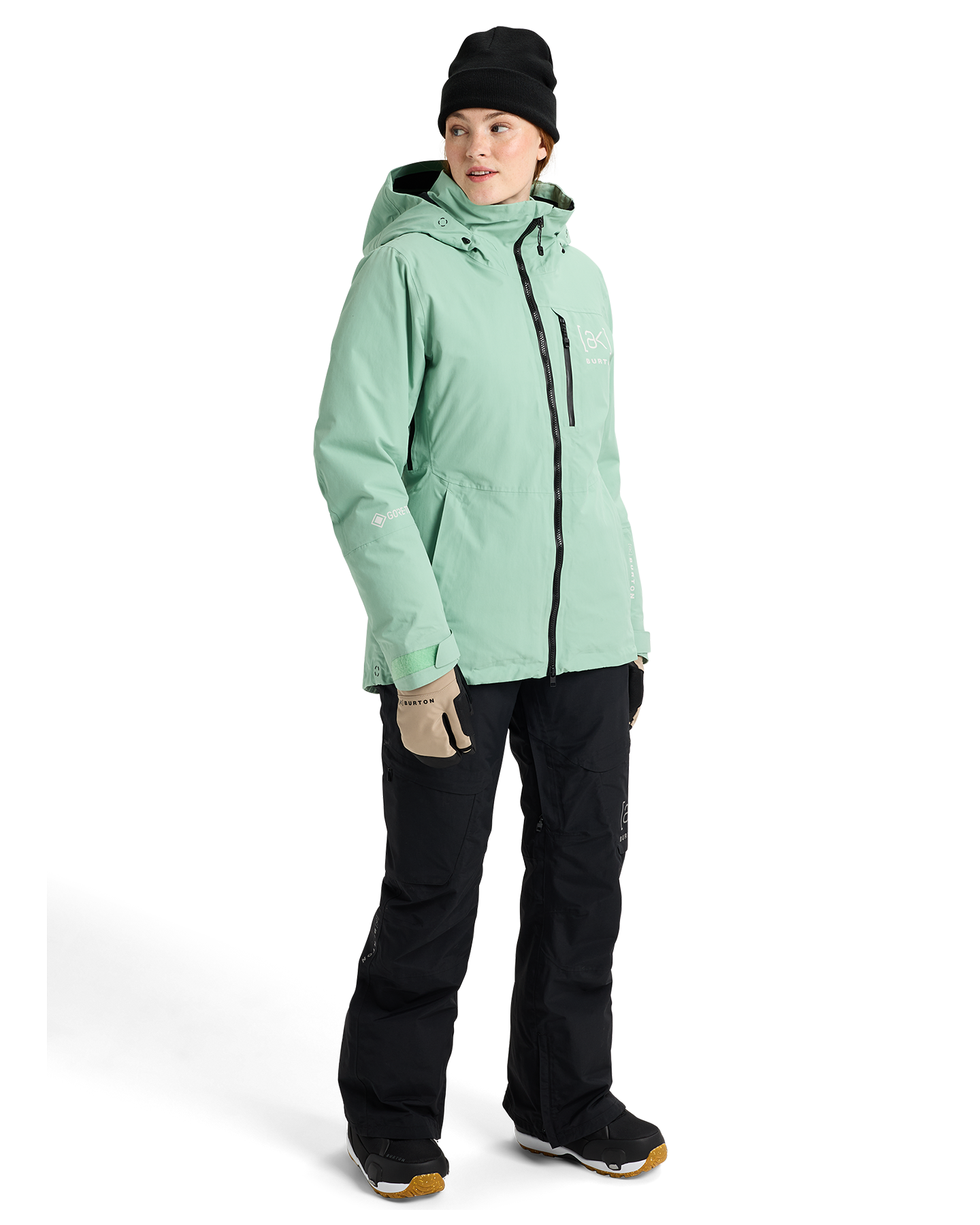 Burton Women's [ak]® Flare 2L GORE-TEX® Down Snow Jacket - Soft Sage Women's Snow Jackets - Trojan Wake Ski Snow