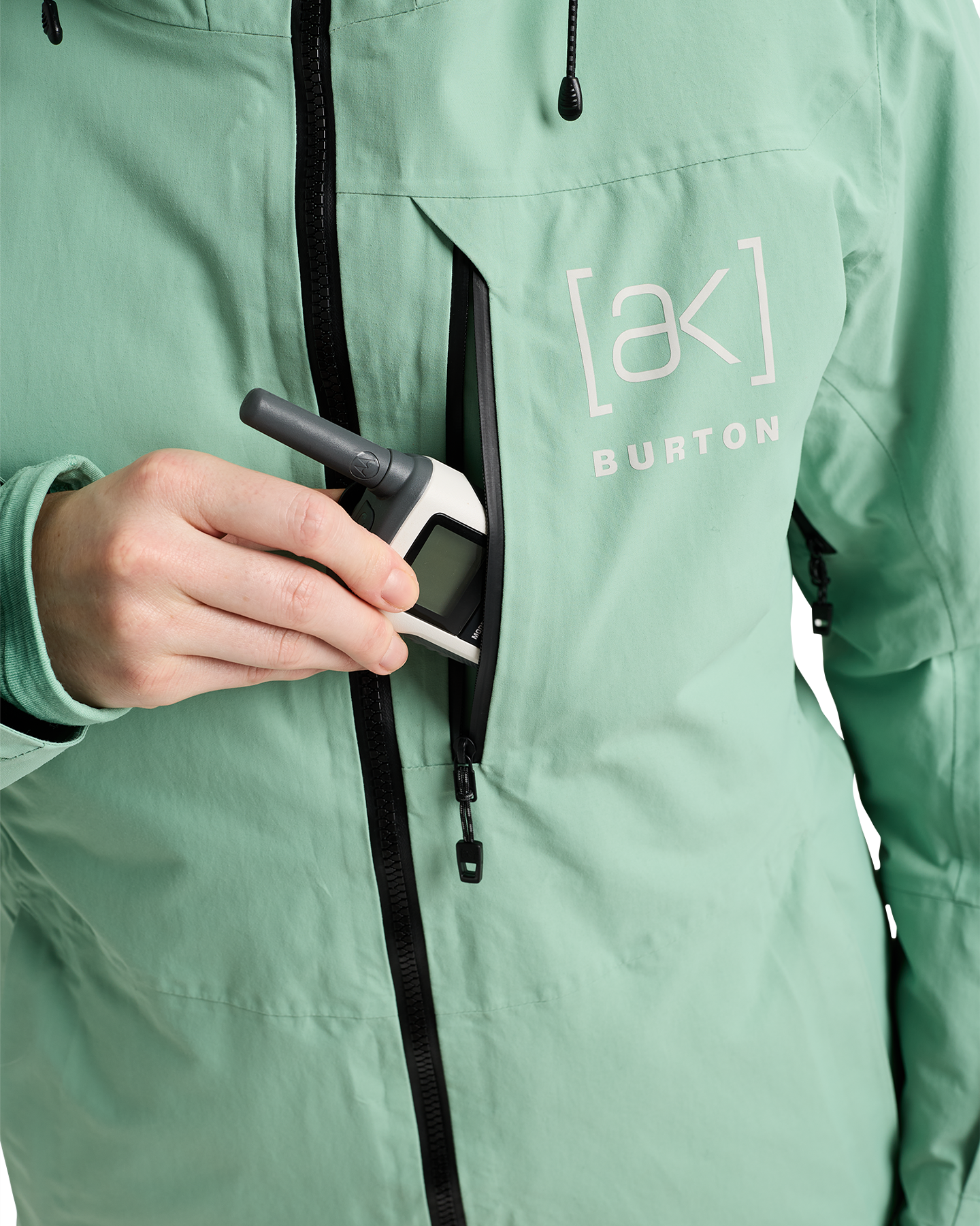 Burton Women's [ak]® Flare 2L GORE-TEX® Down Snow Jacket - Soft Sage Women's Snow Jackets - Trojan Wake Ski Snow