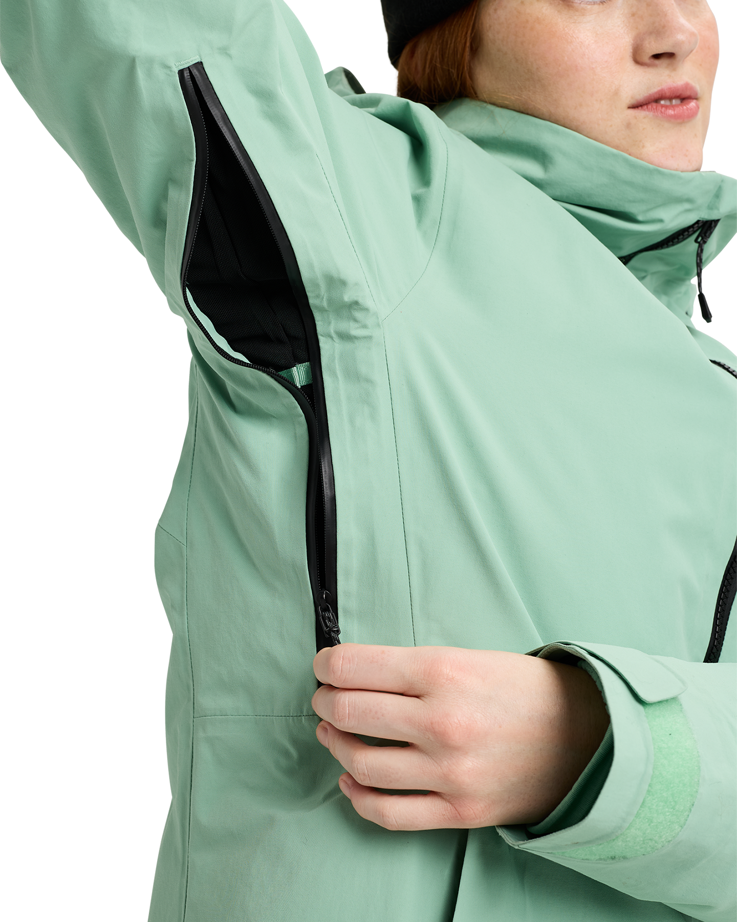 Burton Women's [ak]® Flare 2L GORE-TEX® Down Snow Jacket - Soft Sage Women's Snow Jackets - Trojan Wake Ski Snow