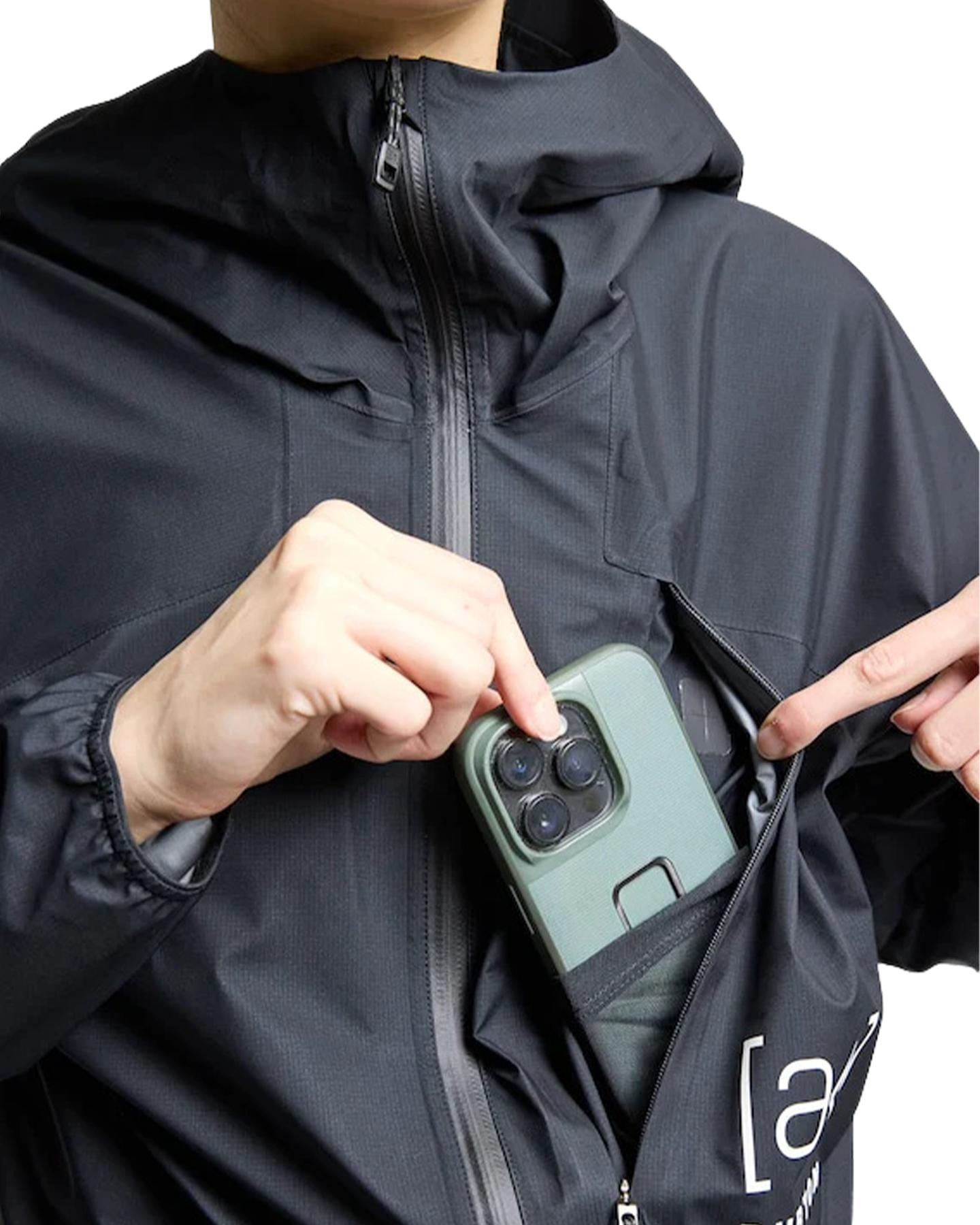 Burton Women's [ak]® GORE-TEX® 3L Minimalist Anorak Rain Jacket - Black Women's Snow Jackets - Trojan Wake Ski Snow