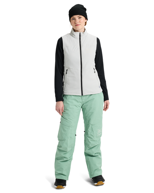 Burton Women's [ak]® Helium Stretch Insulated Vest - Gray Cloud Women's Jackets - Trojan Wake Ski Snow