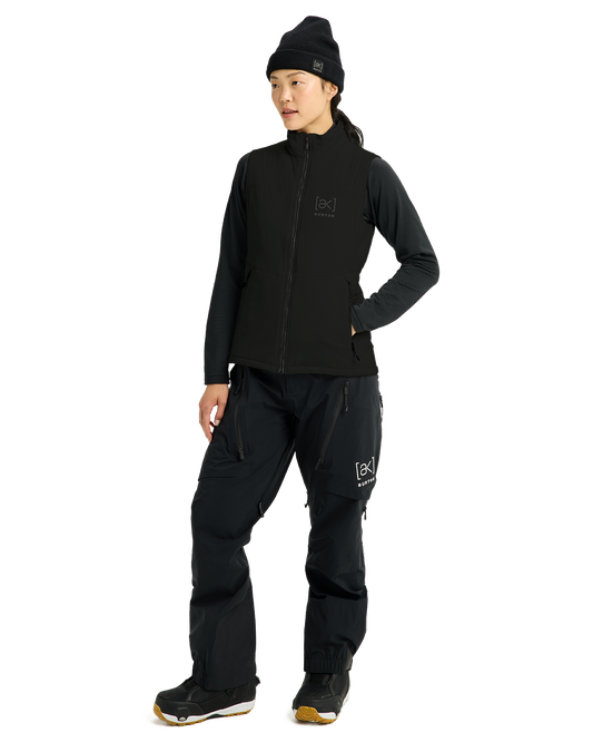 Burton Women's [ak]® Helium Stretch Insulated Vest - True Black Women's Jackets - Trojan Wake Ski Snow